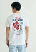 CAMISETA ESTAMPADO A CONTRASTE