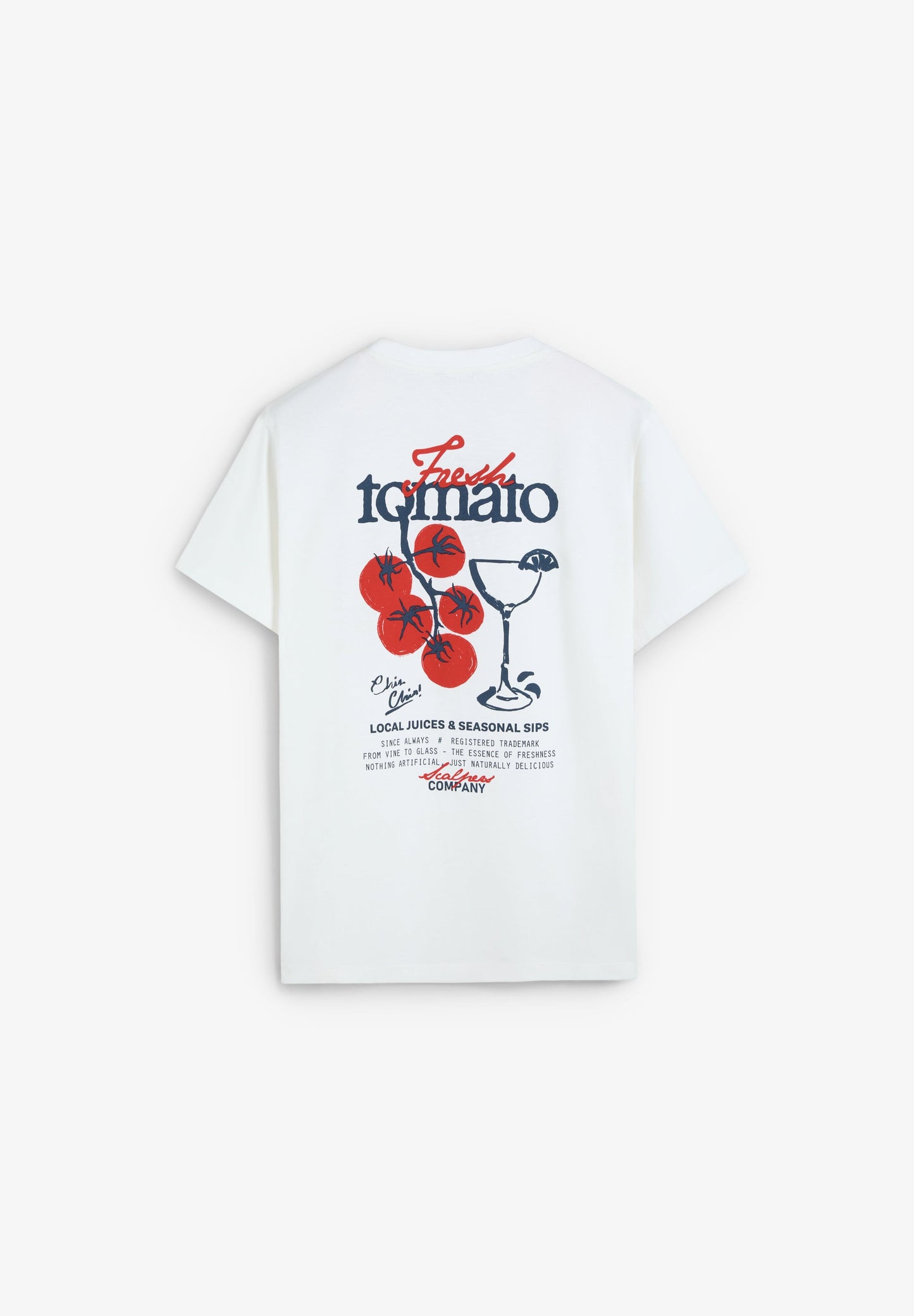 CAMISETA ESTAMPADO A CONTRASTE