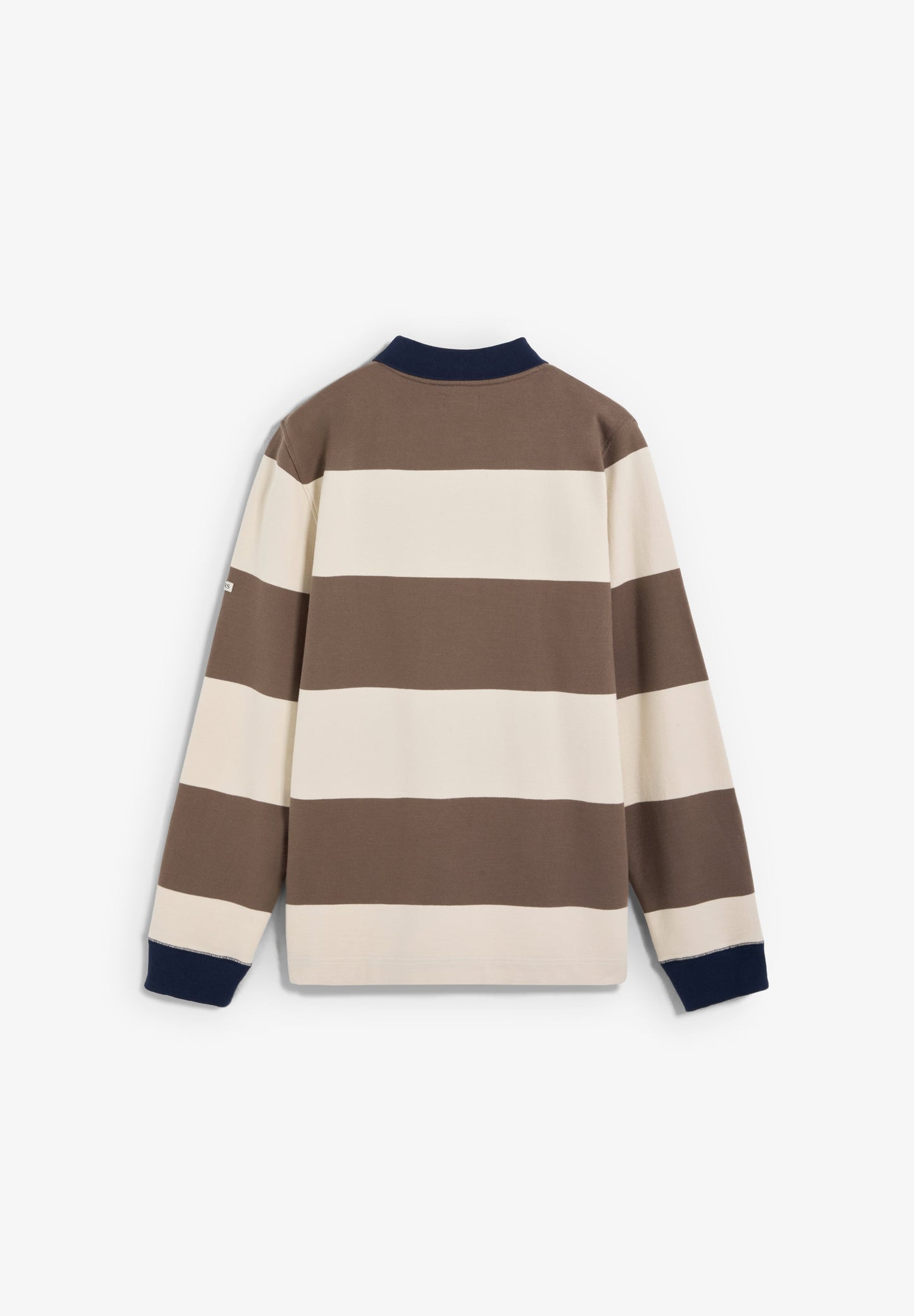 SUDADERA RAYAS CUELLO CONTRASTE