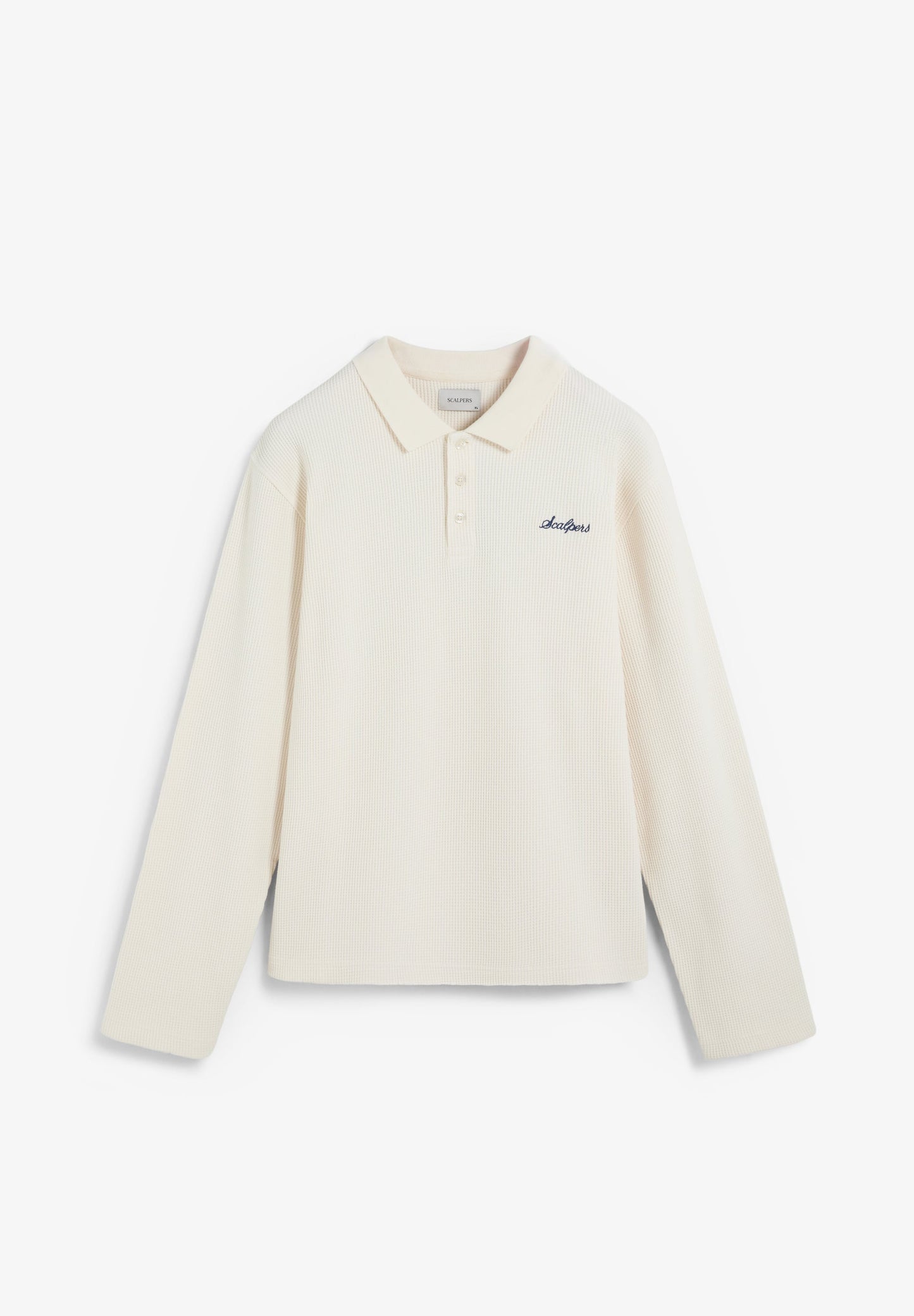 SUDADERA ESTILO POLO WAFFLE