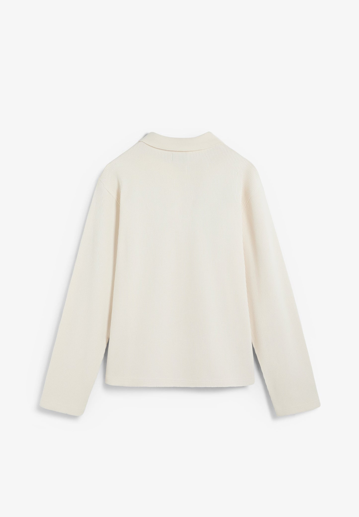 SUDADERA ESTILO POLO WAFFLE