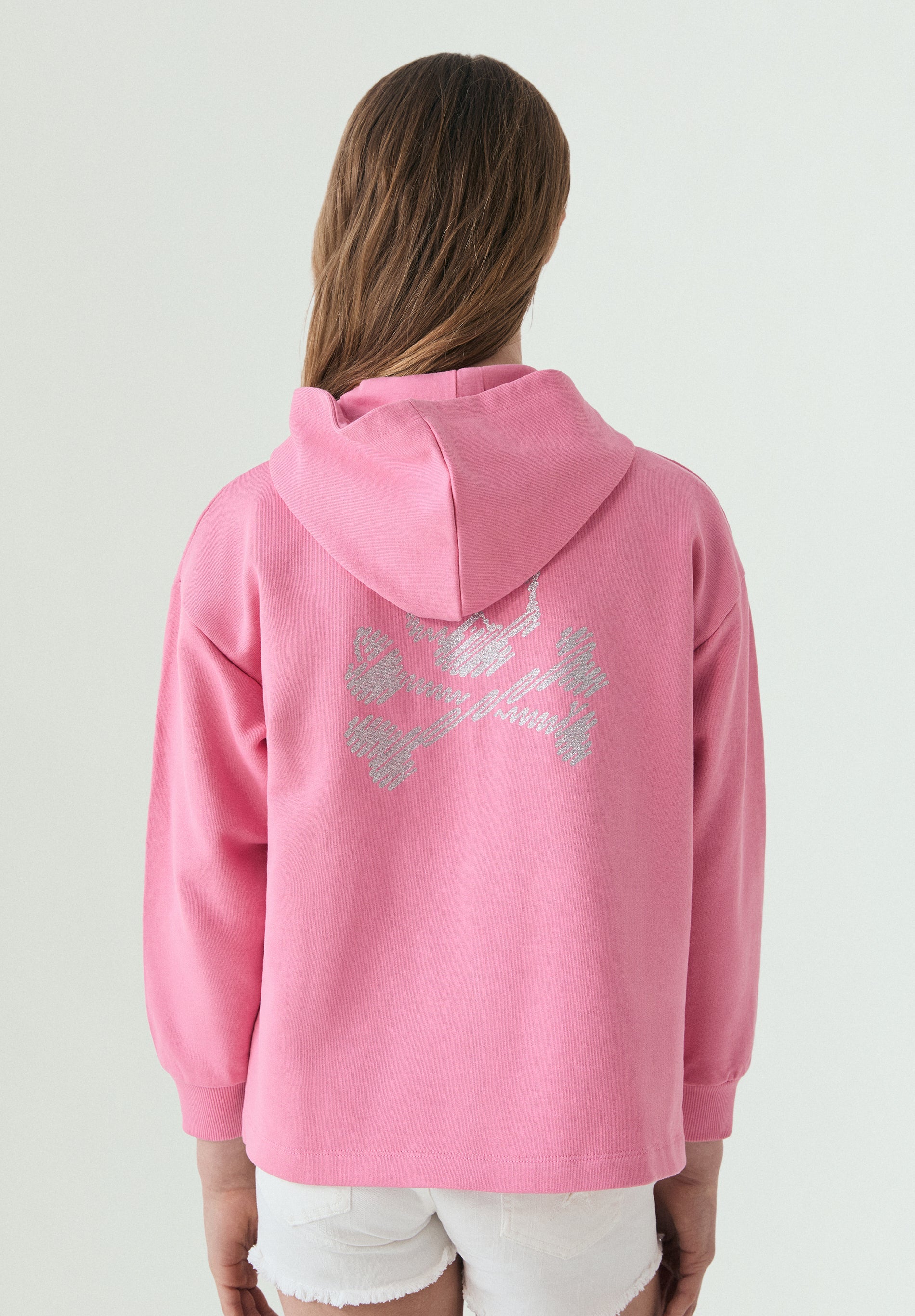SUDADERA CON CAPUCHA CREMALLERA