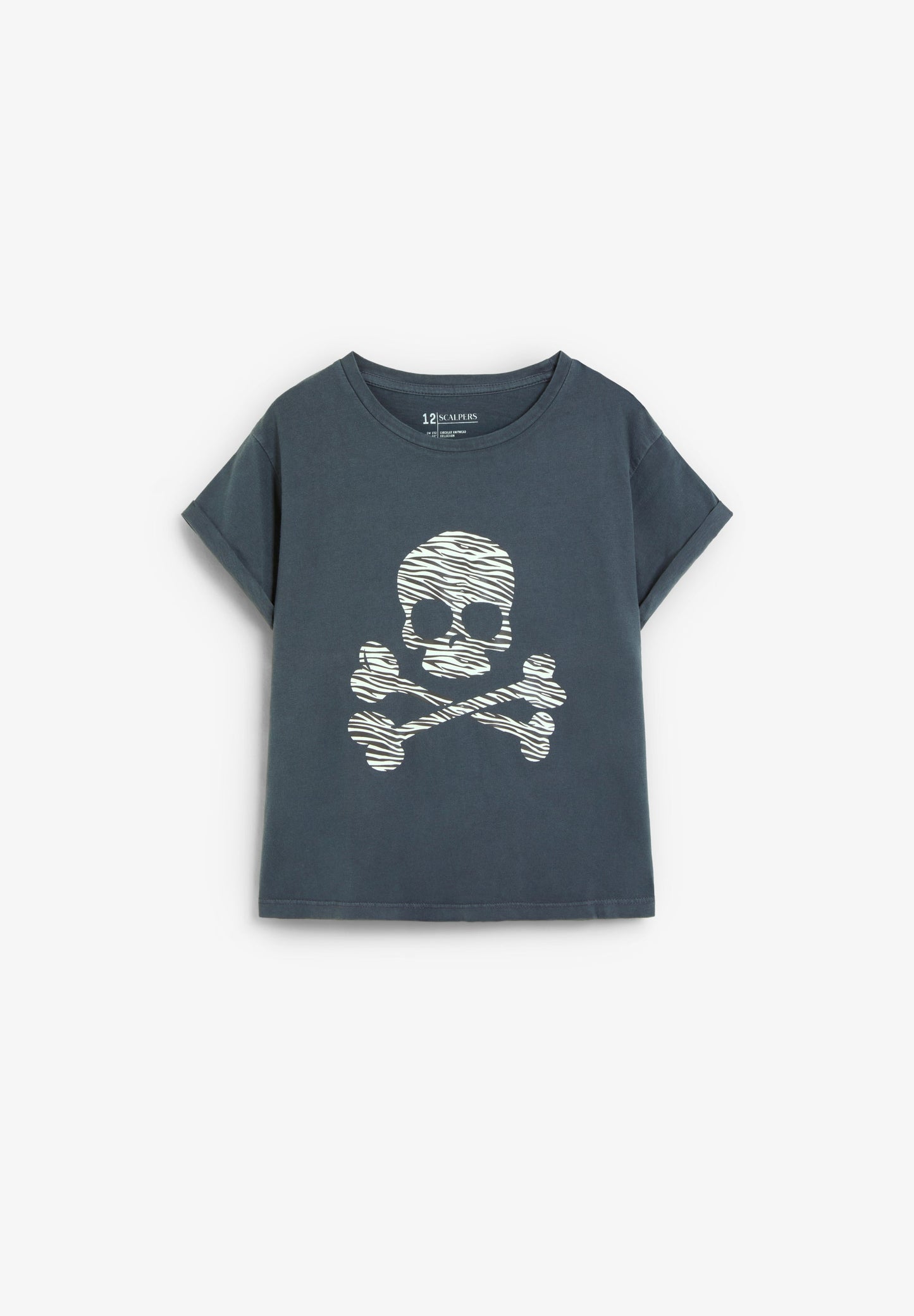 CAMISETA CALAVERA ANIMAL PRINT