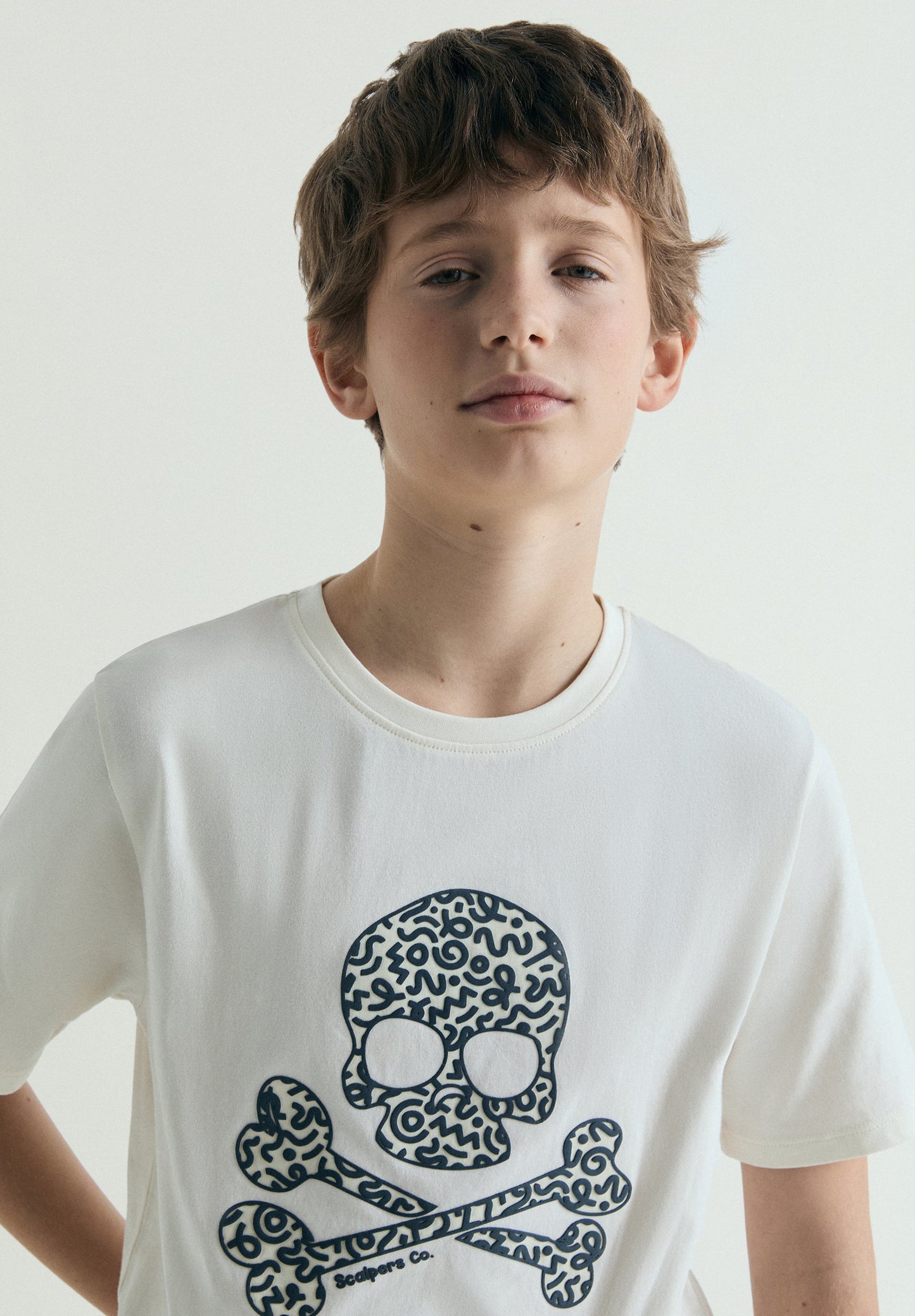 CAMISETA ALGODÓN CALAVERA MAGIC