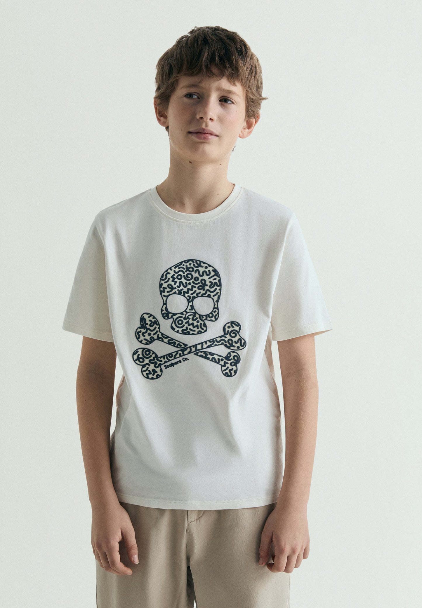 CAMISETA ALGODÓN CALAVERA MAGIC