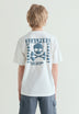 CAMISETA CALAVERA ESTAMPADA