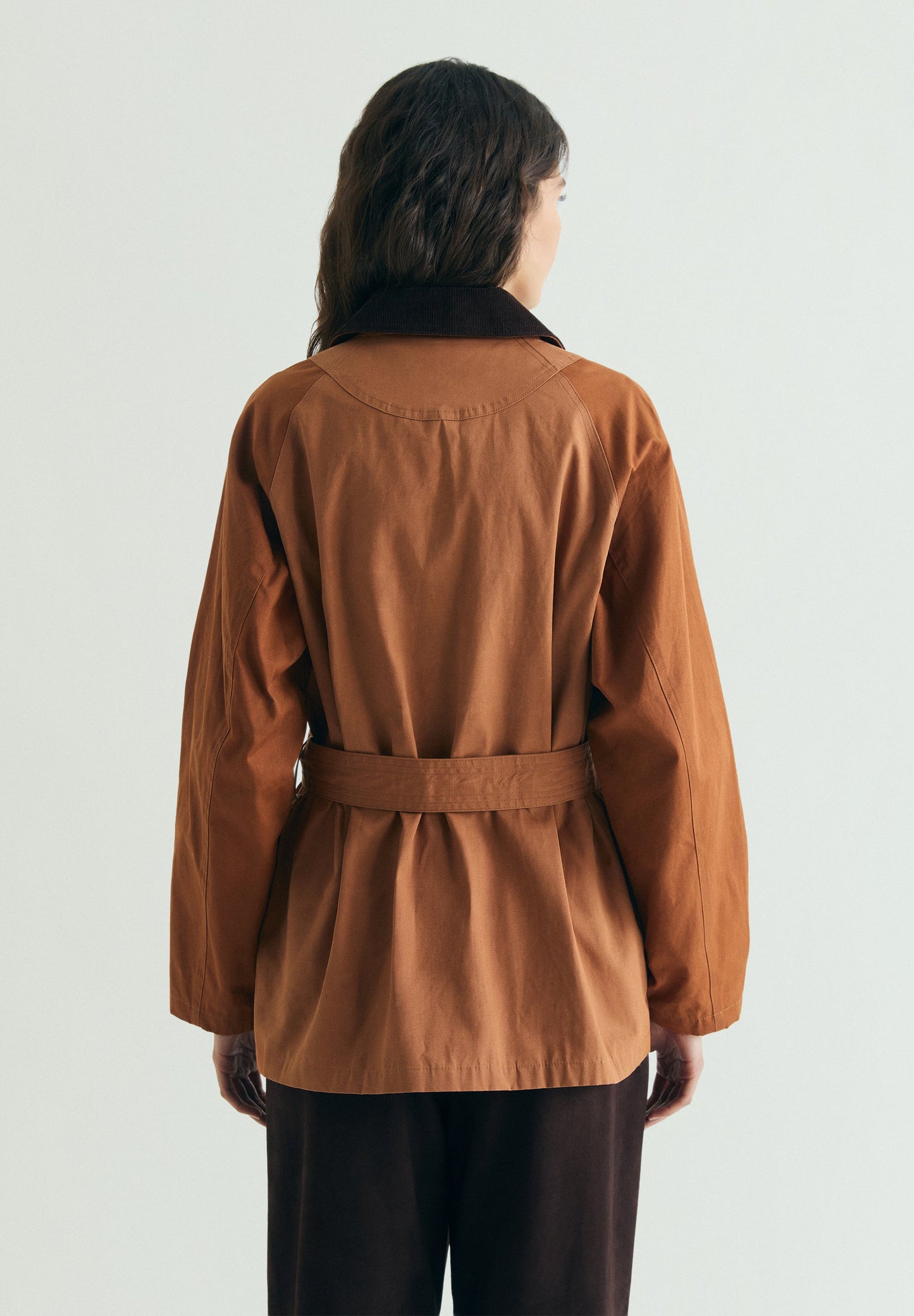 CHAQUETA ENCERADA BICOLOR