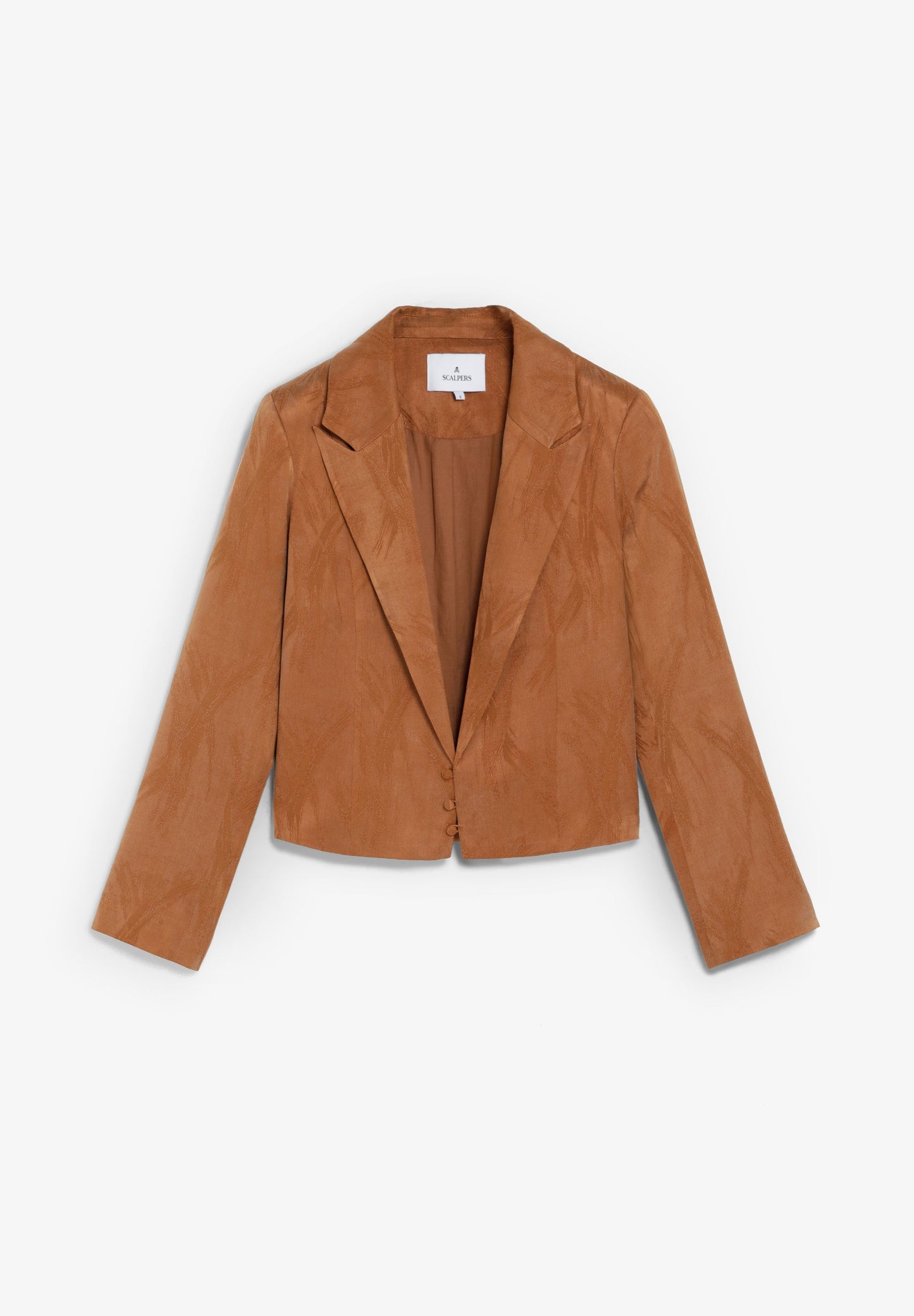 BLAZER CROP JACQUARD