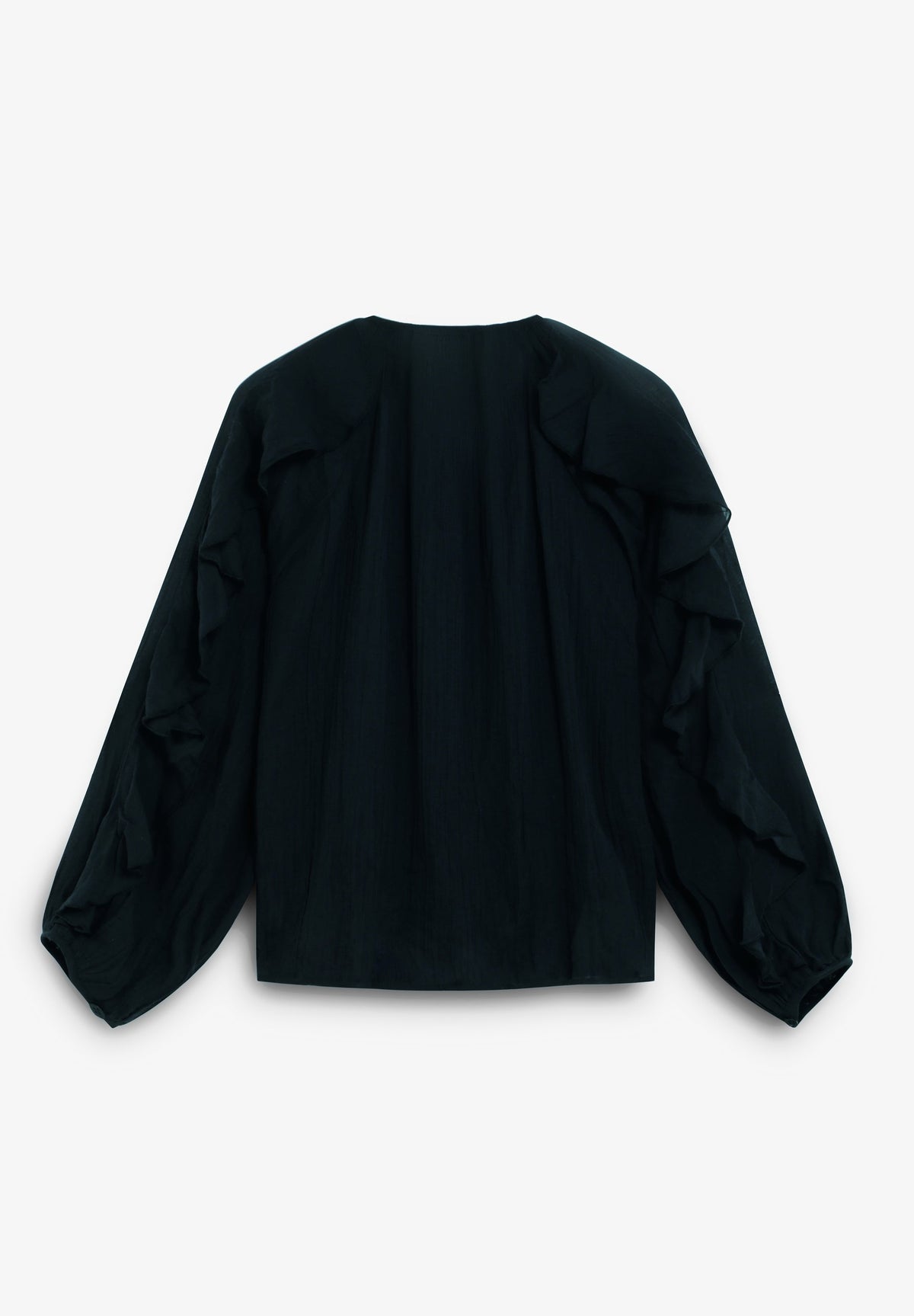 BLUSA ALGODÓN VOLANTES