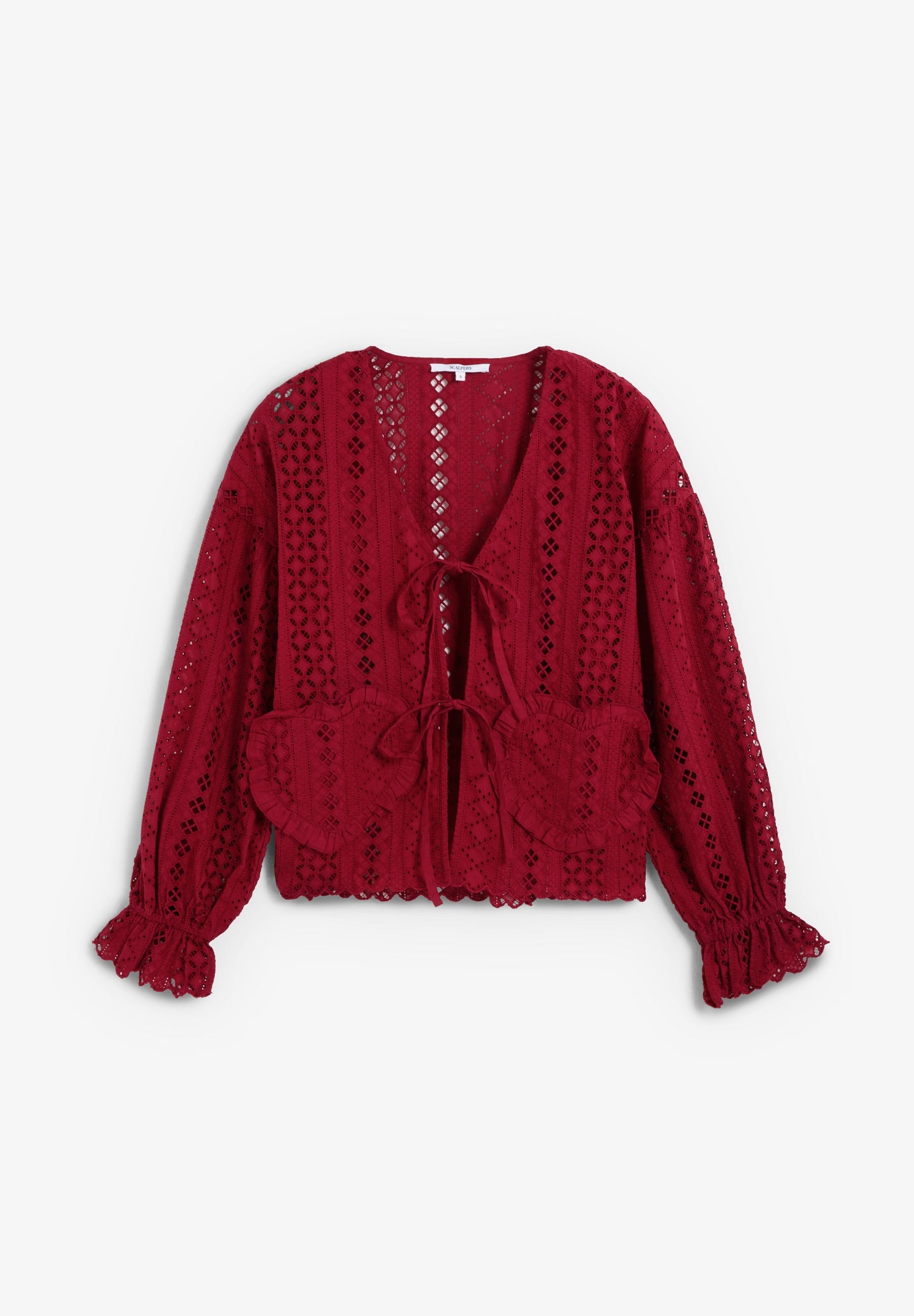 BLUSA PERFORADA CORAZONES