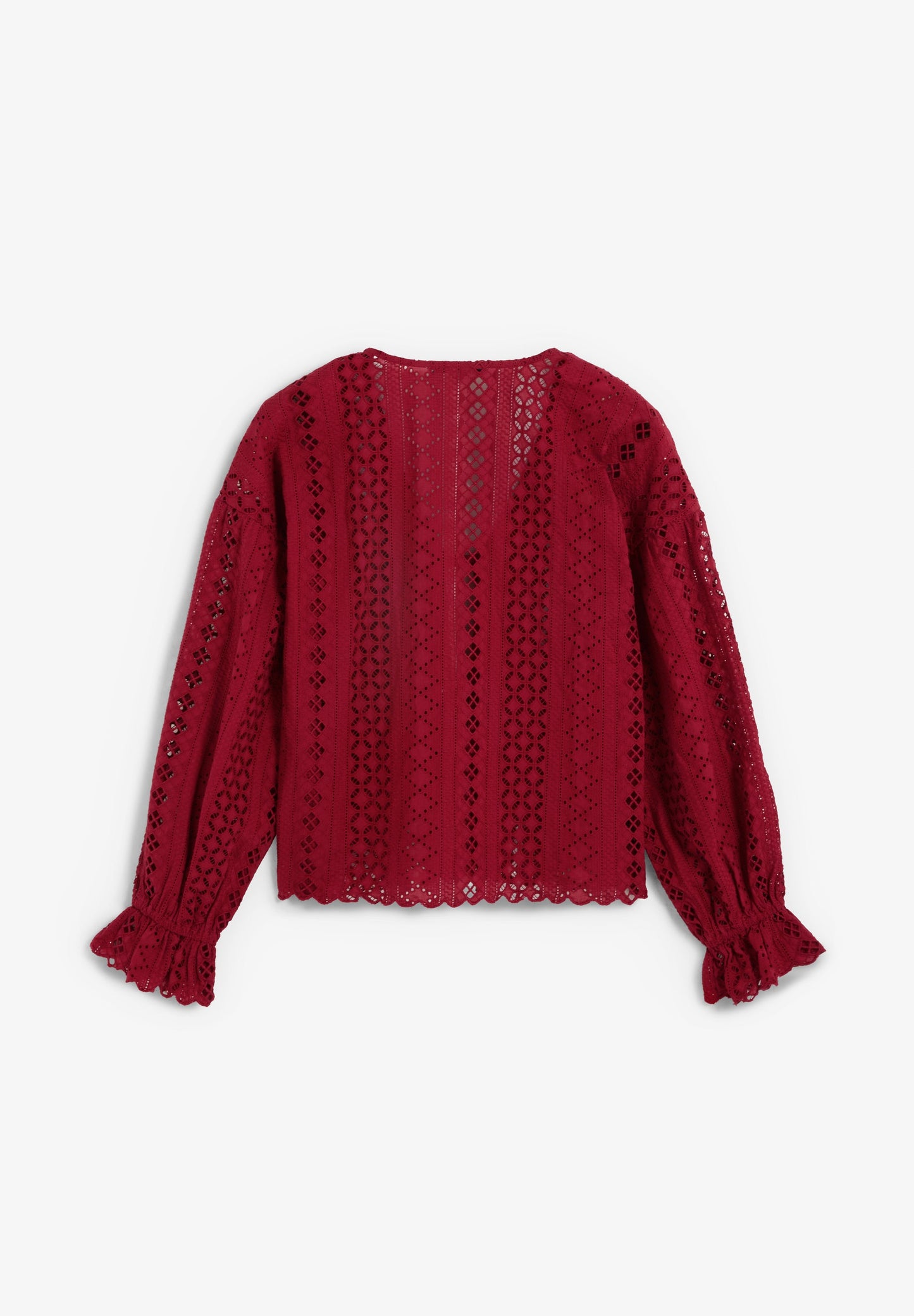 BLUSA PERFORADA CORAZONES
