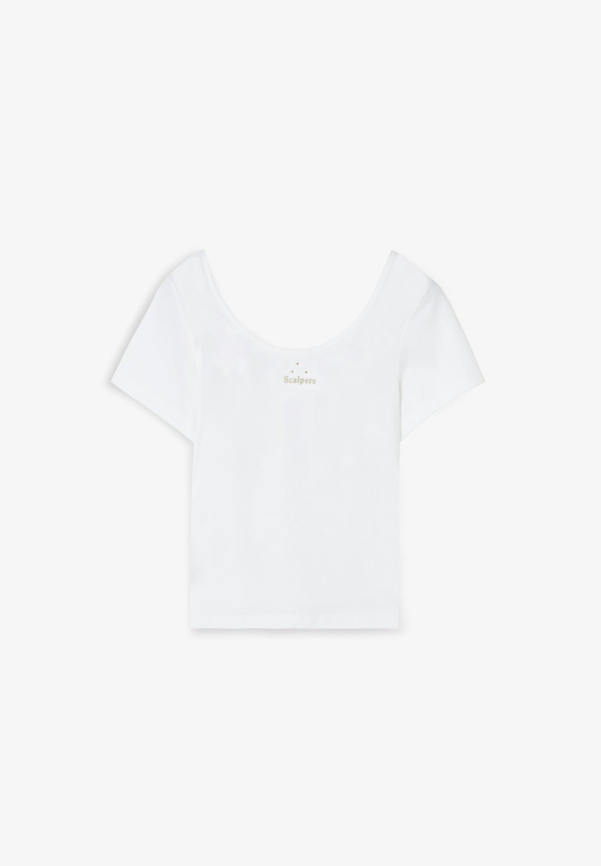 CAMISETA ESCOTE REDONDO ABALORIOS