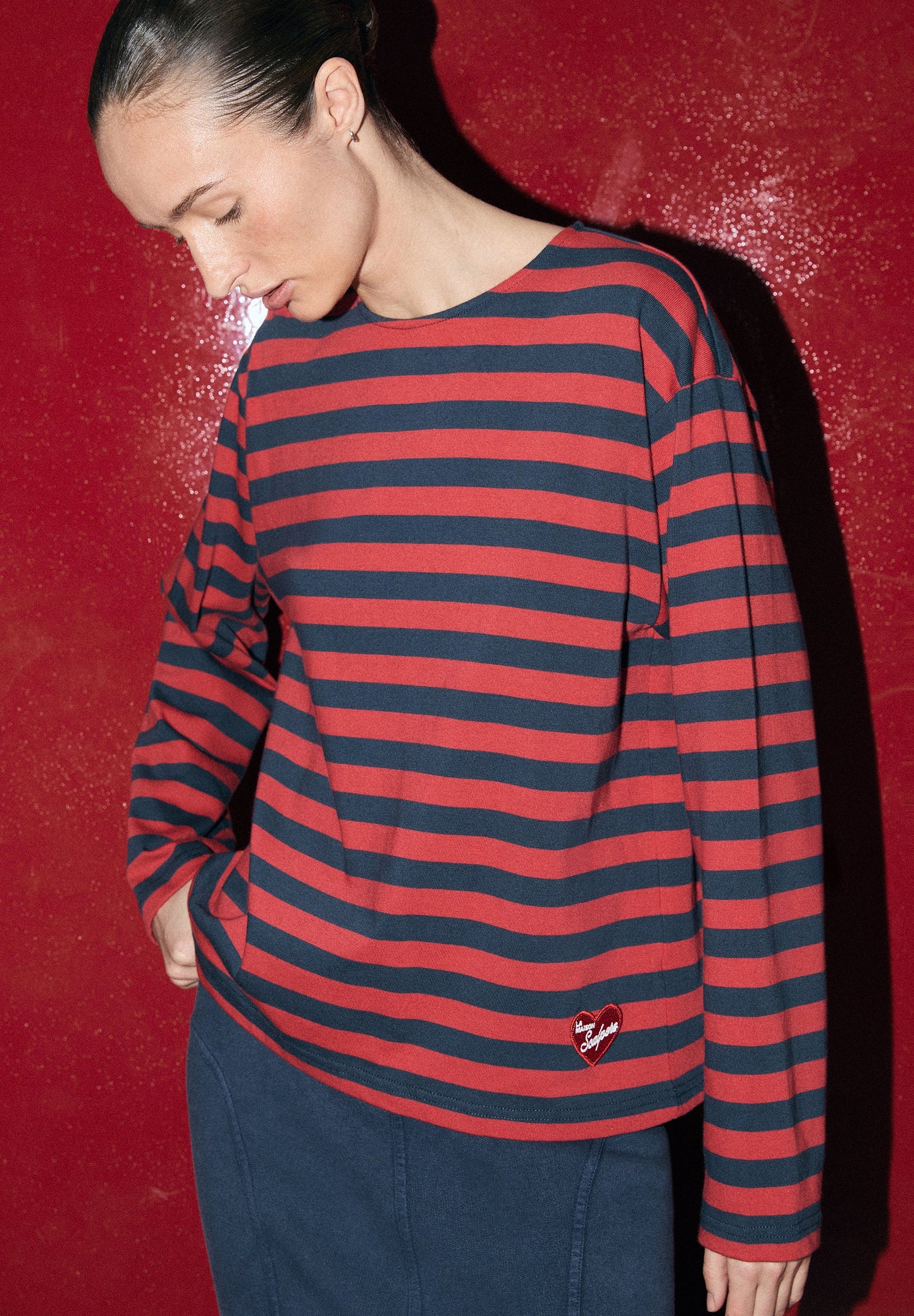 CAMISETA RAYAS PARCHE
