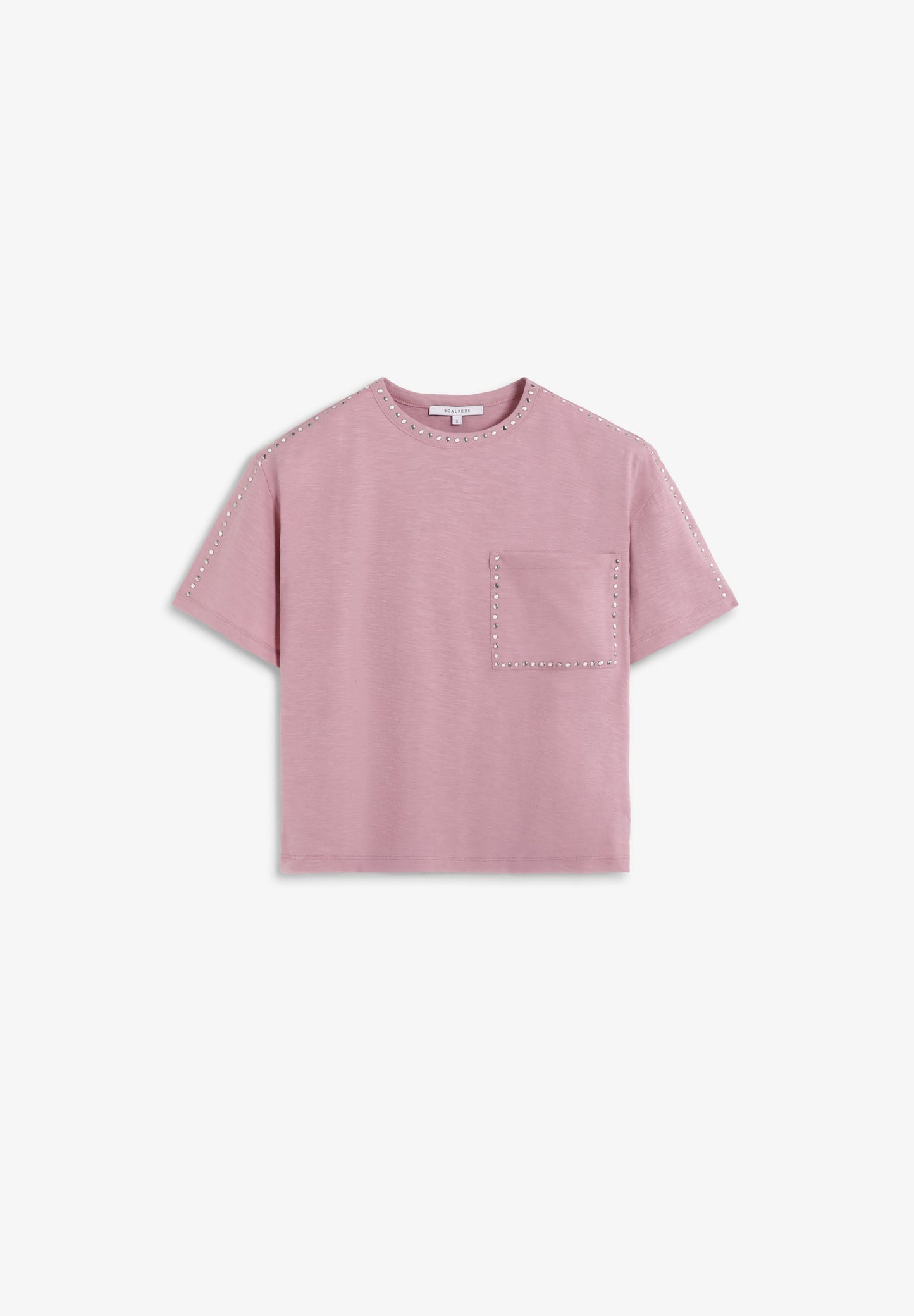 CAMISETA TACHUELAS BOLSILO