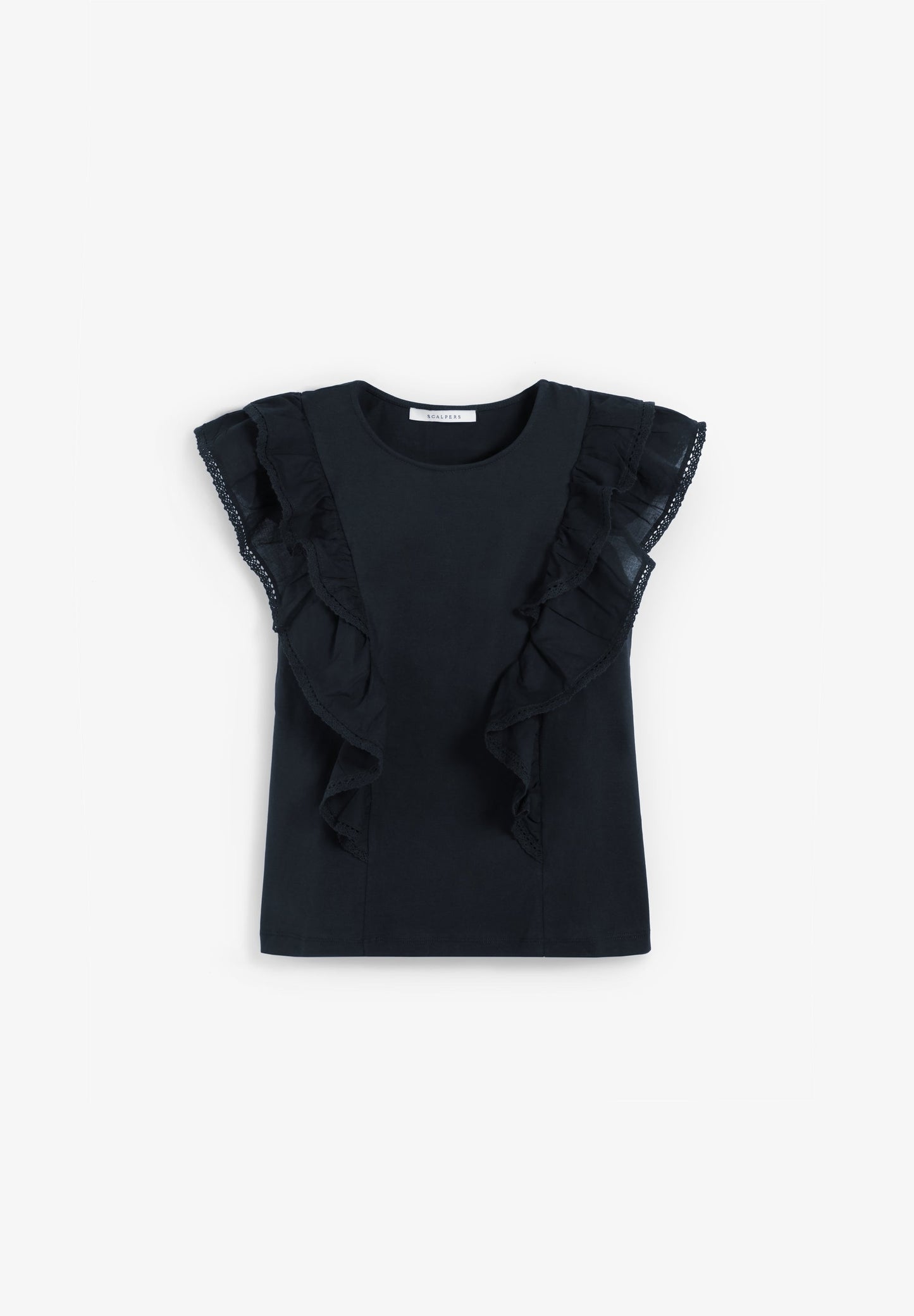 CAMISETA ALGODÓN VOLANTES