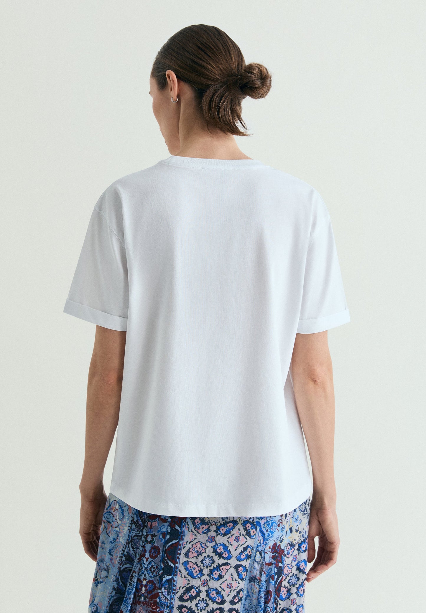 CAMISETA CALAVERA ESTAMPADA