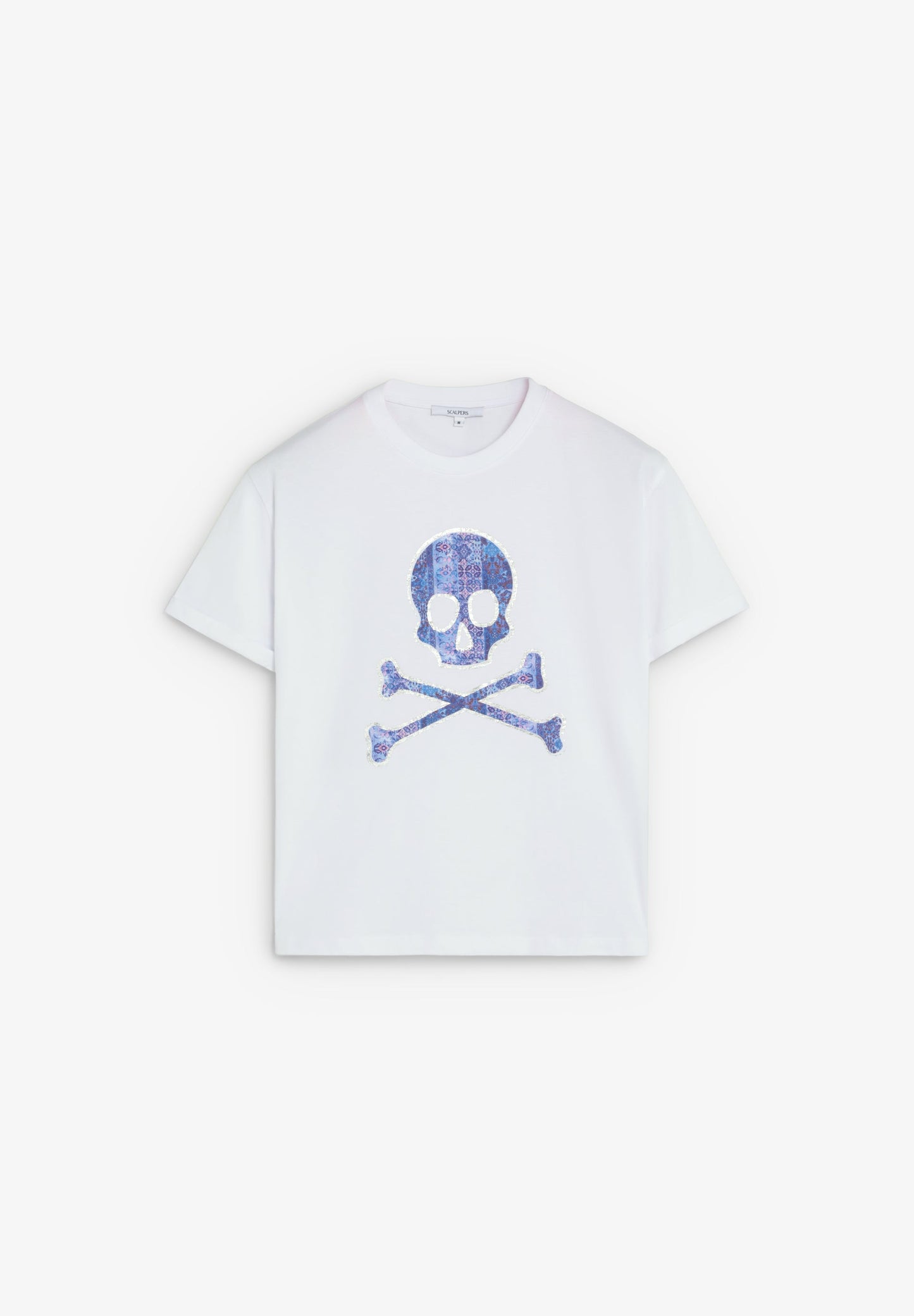 CAMISETA CALAVERA ESTAMPADA