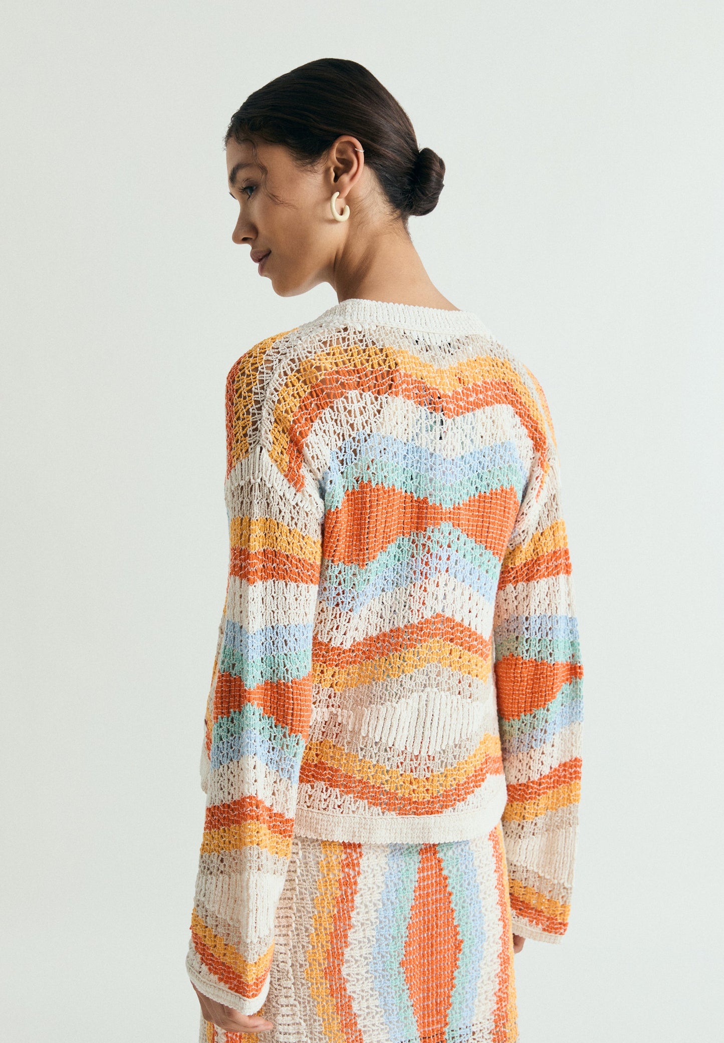 CÁRDIGAN CROCHET MULTICOLOR