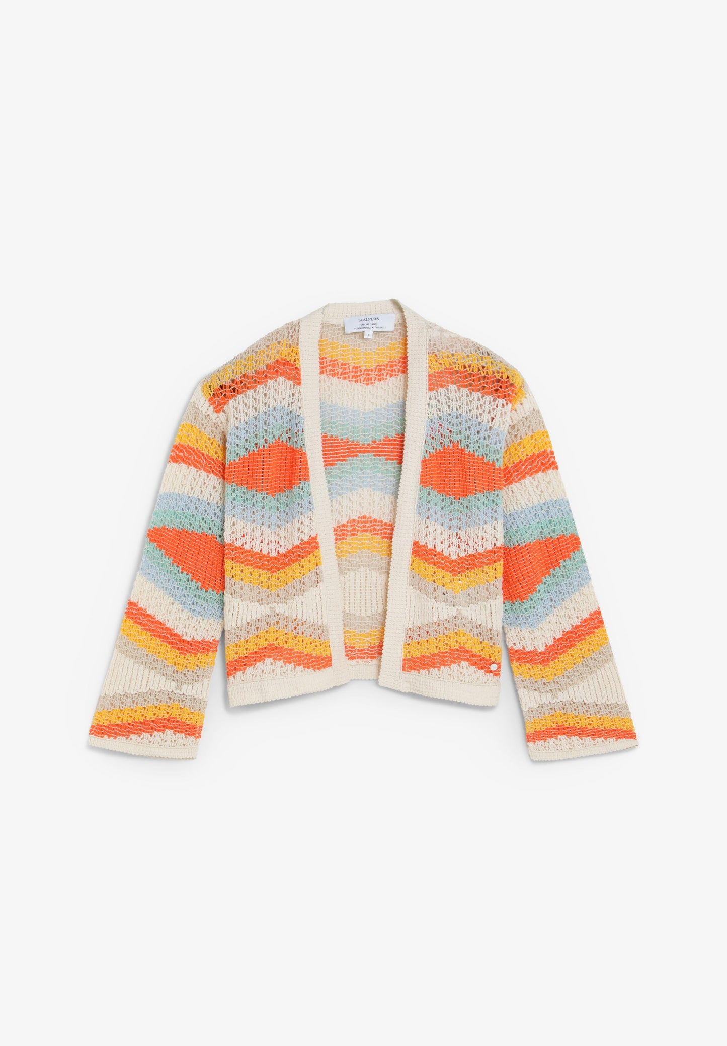 CÁRDIGAN CROCHET MULTICOLOR