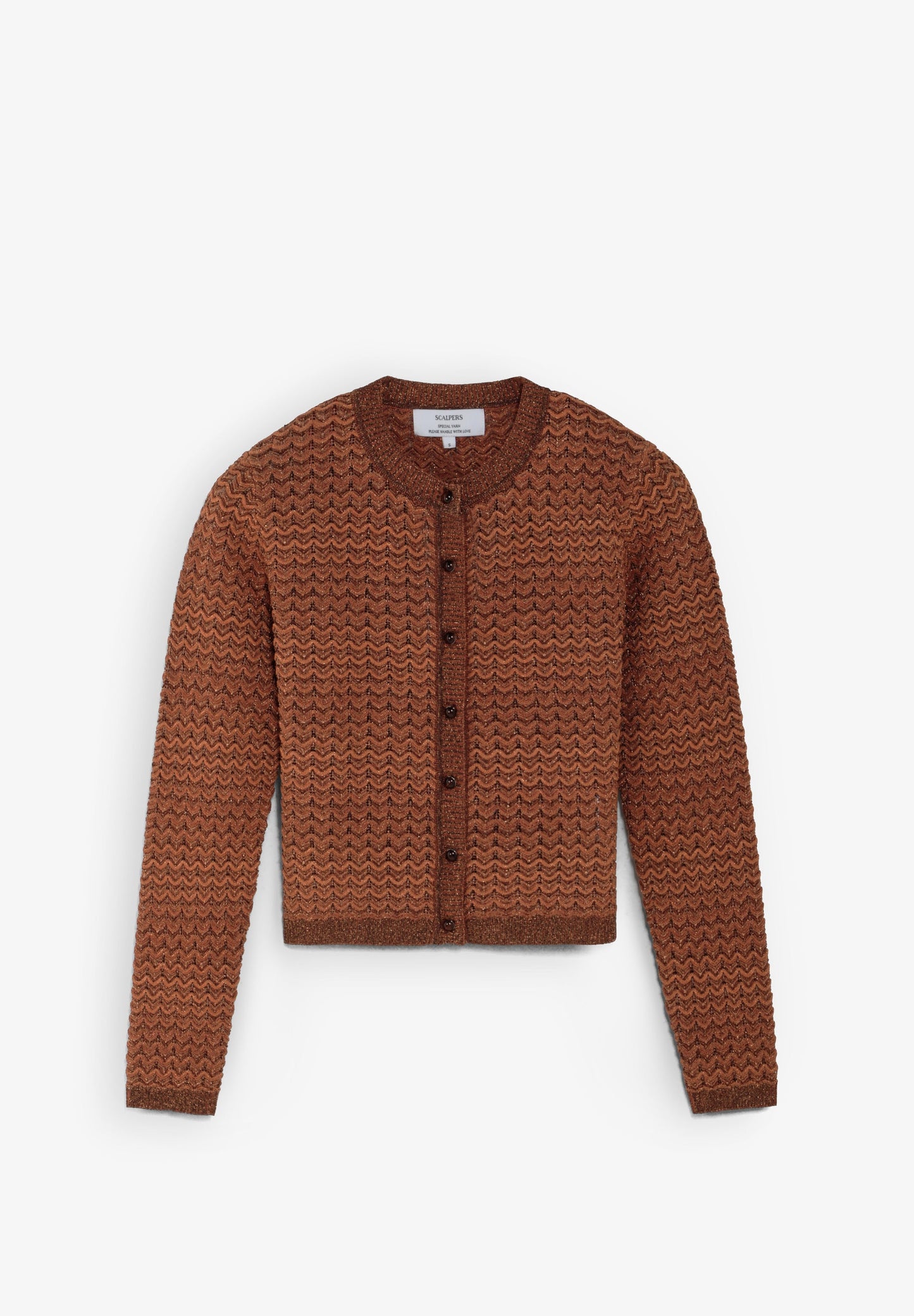CARDIGAN PUNTO METALIZADO