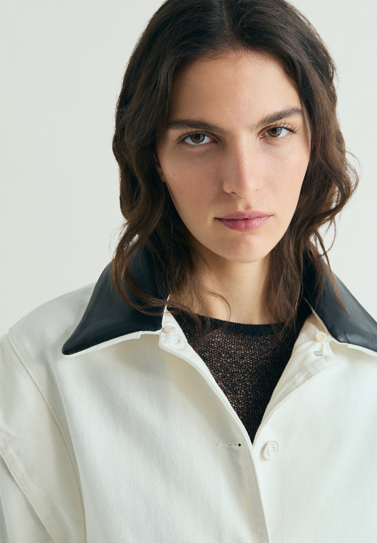 CHAQUETA DENIM CONTRASTE