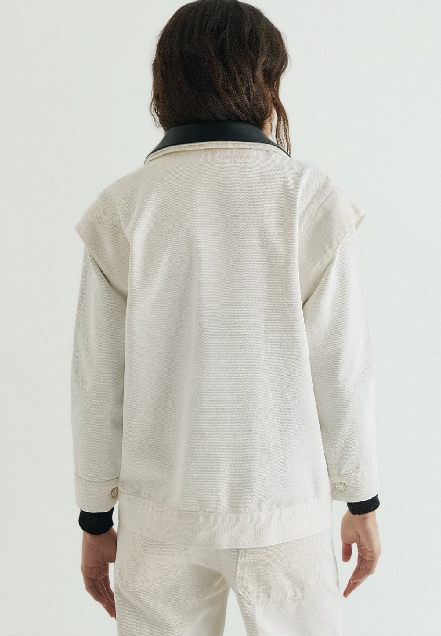 CHAQUETA DENIM CONTRASTE