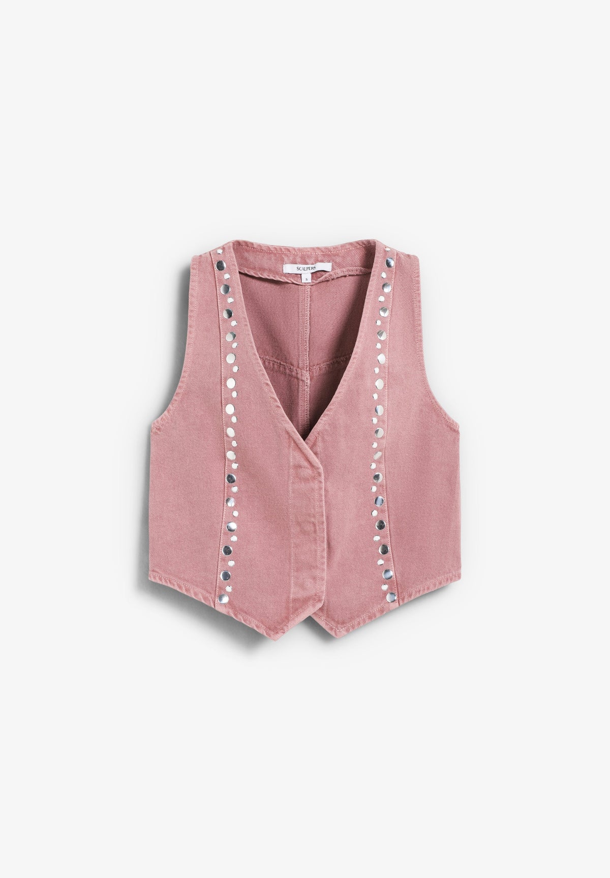 CHALECO DENIM STUDS