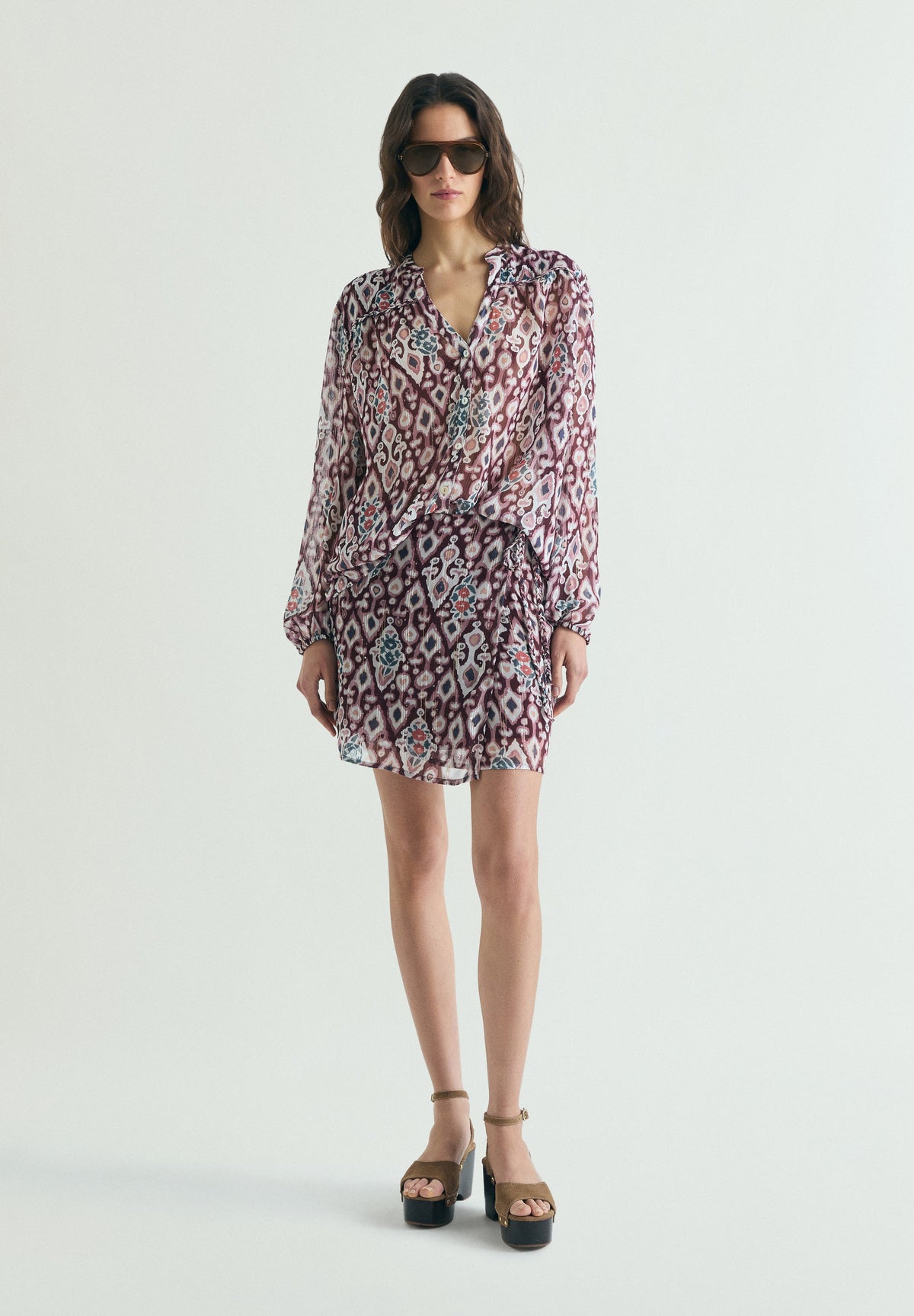 FALDA MINI ESTAMPADA