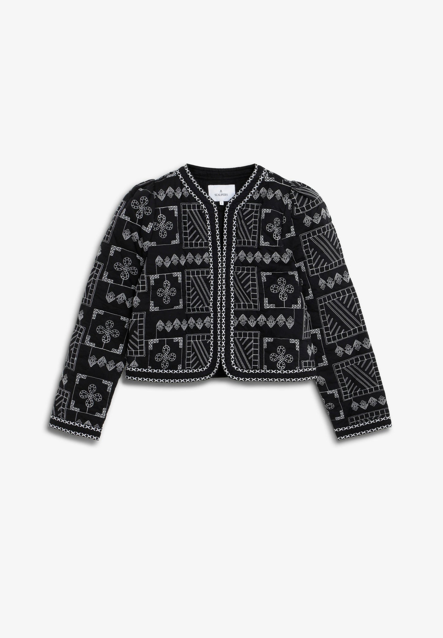CHAQUETA ACOLCHADA BORDADA