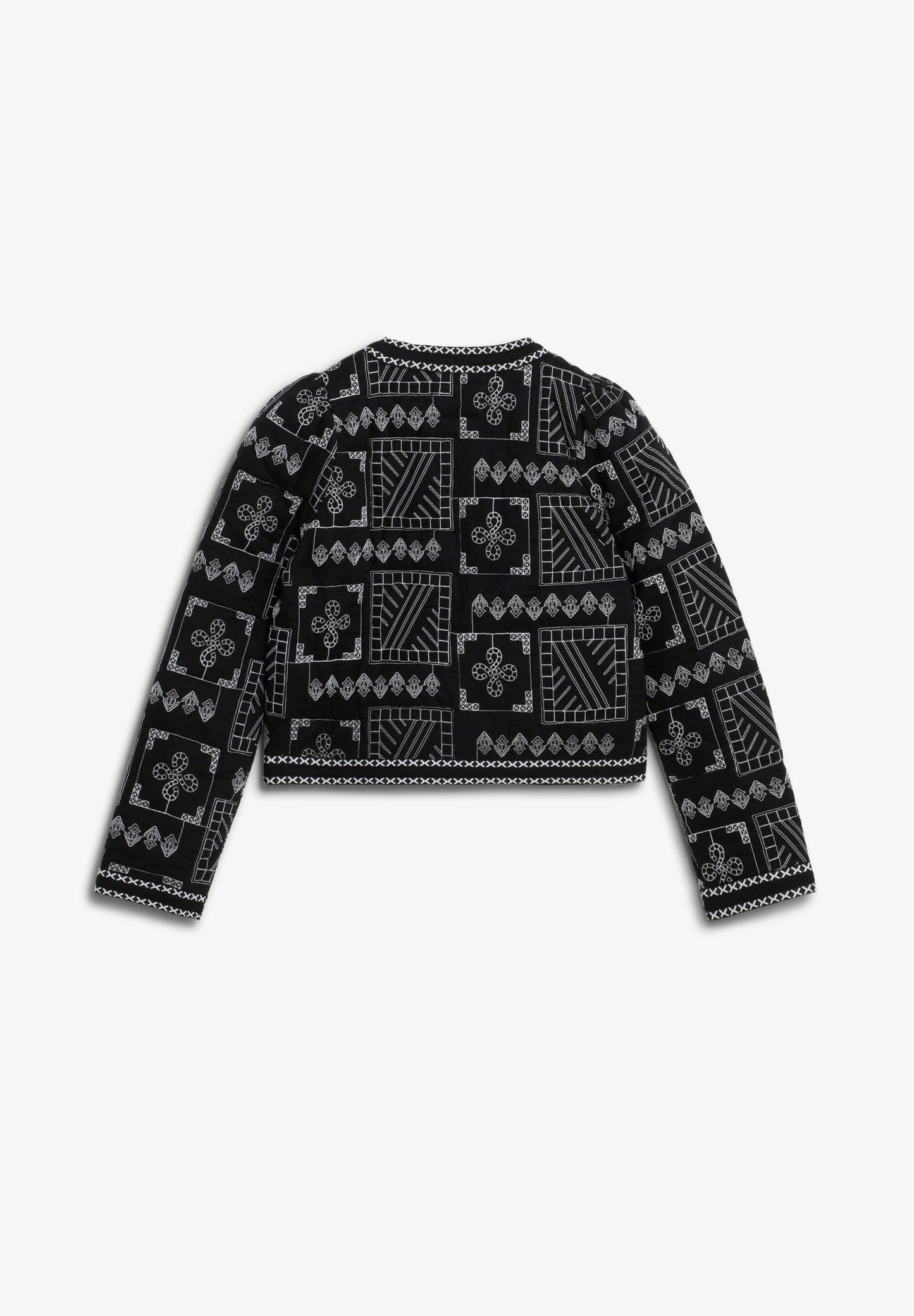 CHAQUETA ACOLCHADA BORDADA