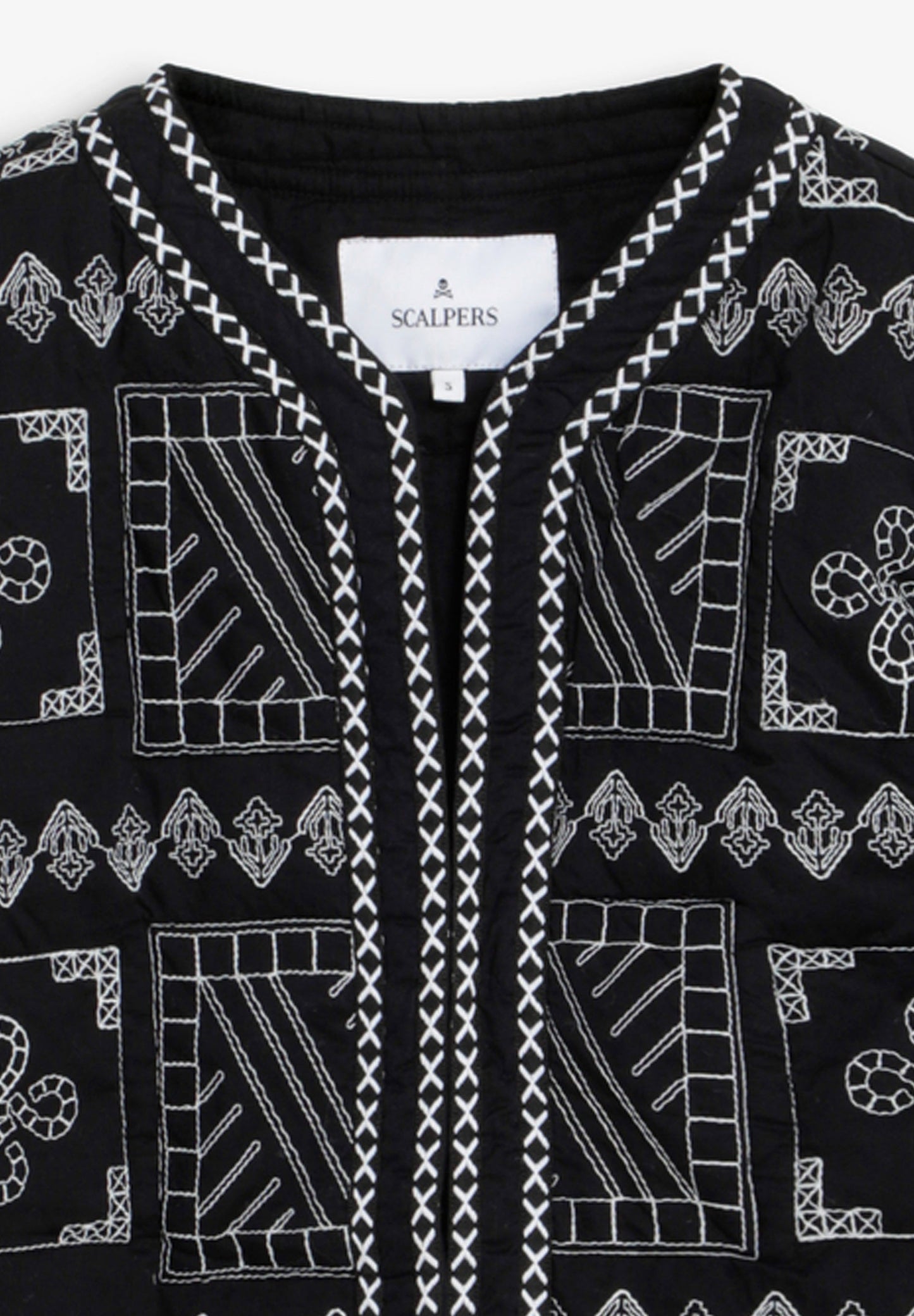 CHAQUETA ACOLCHADA BORDADA