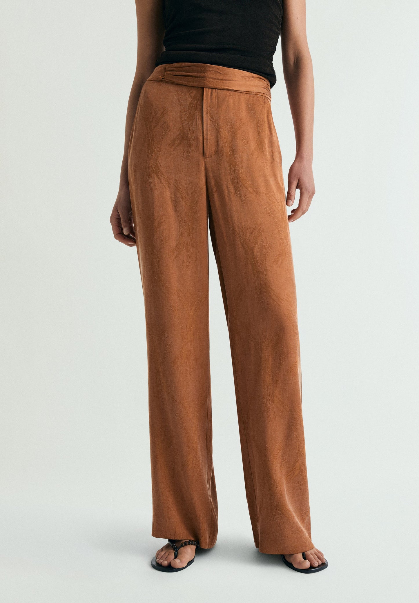 PANTALÓN WIDE LEG JACQUARD