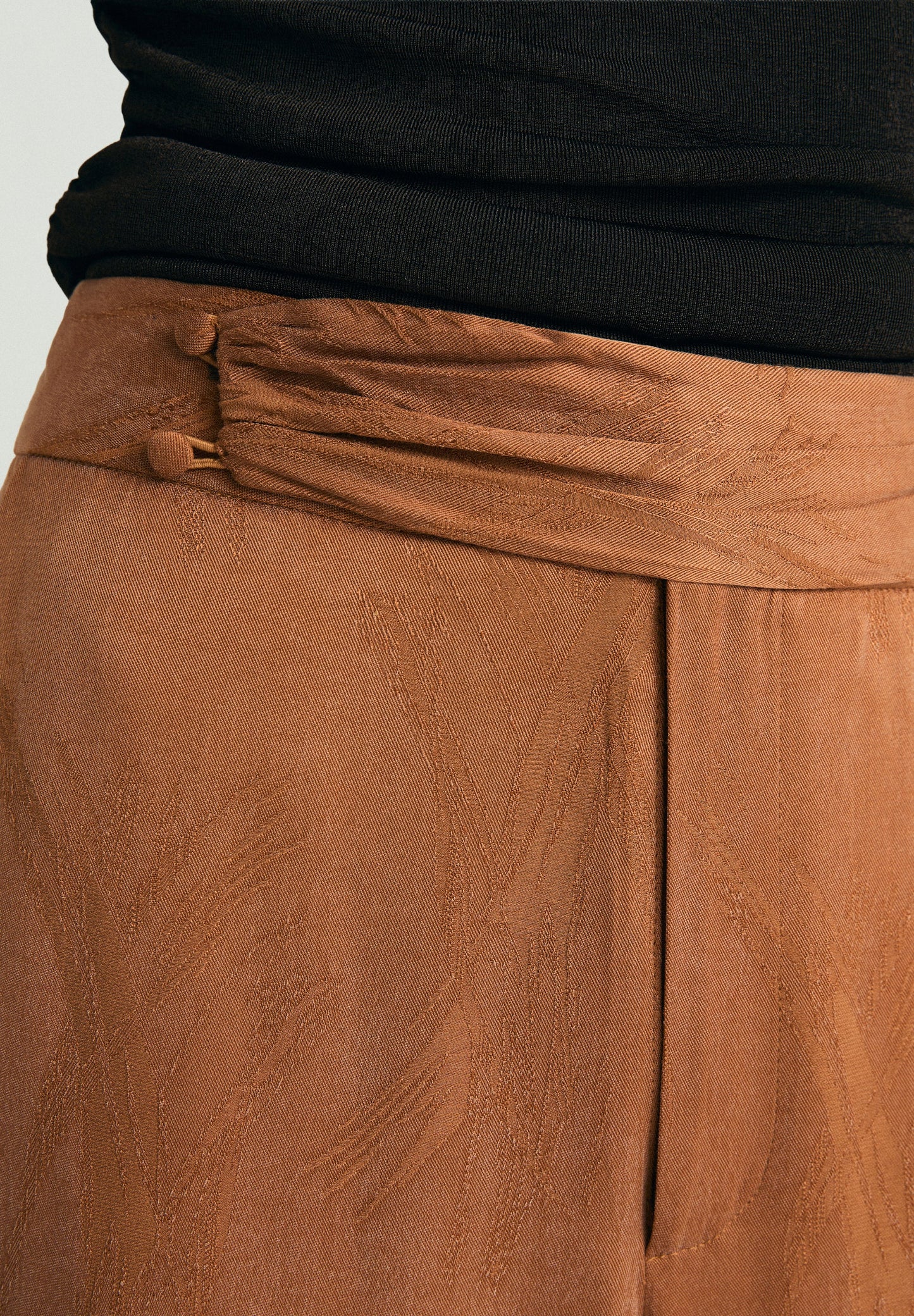 PANTALÓN WIDE LEG JACQUARD