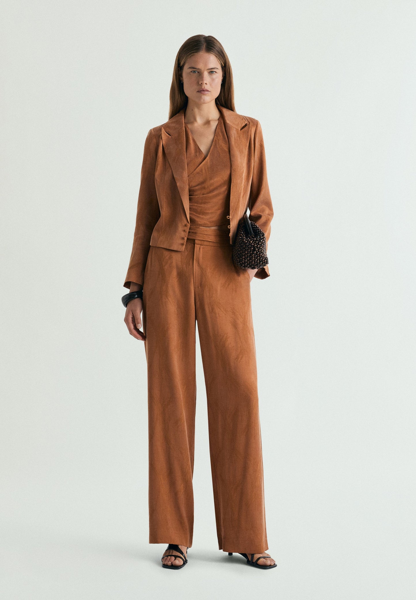 PANTALÓN WIDE LEG JACQUARD