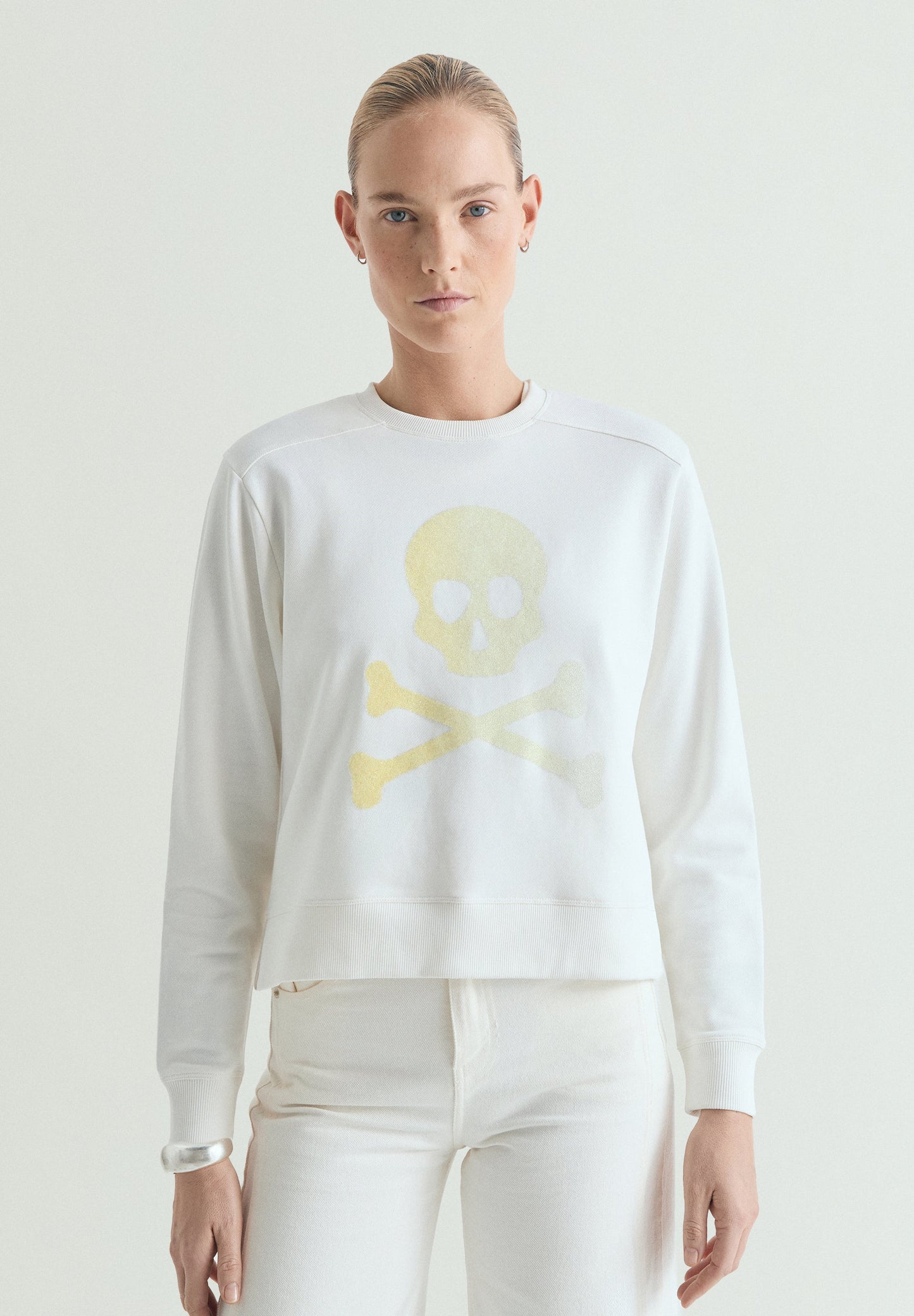 SUDADERA CALAVERA GLITTER