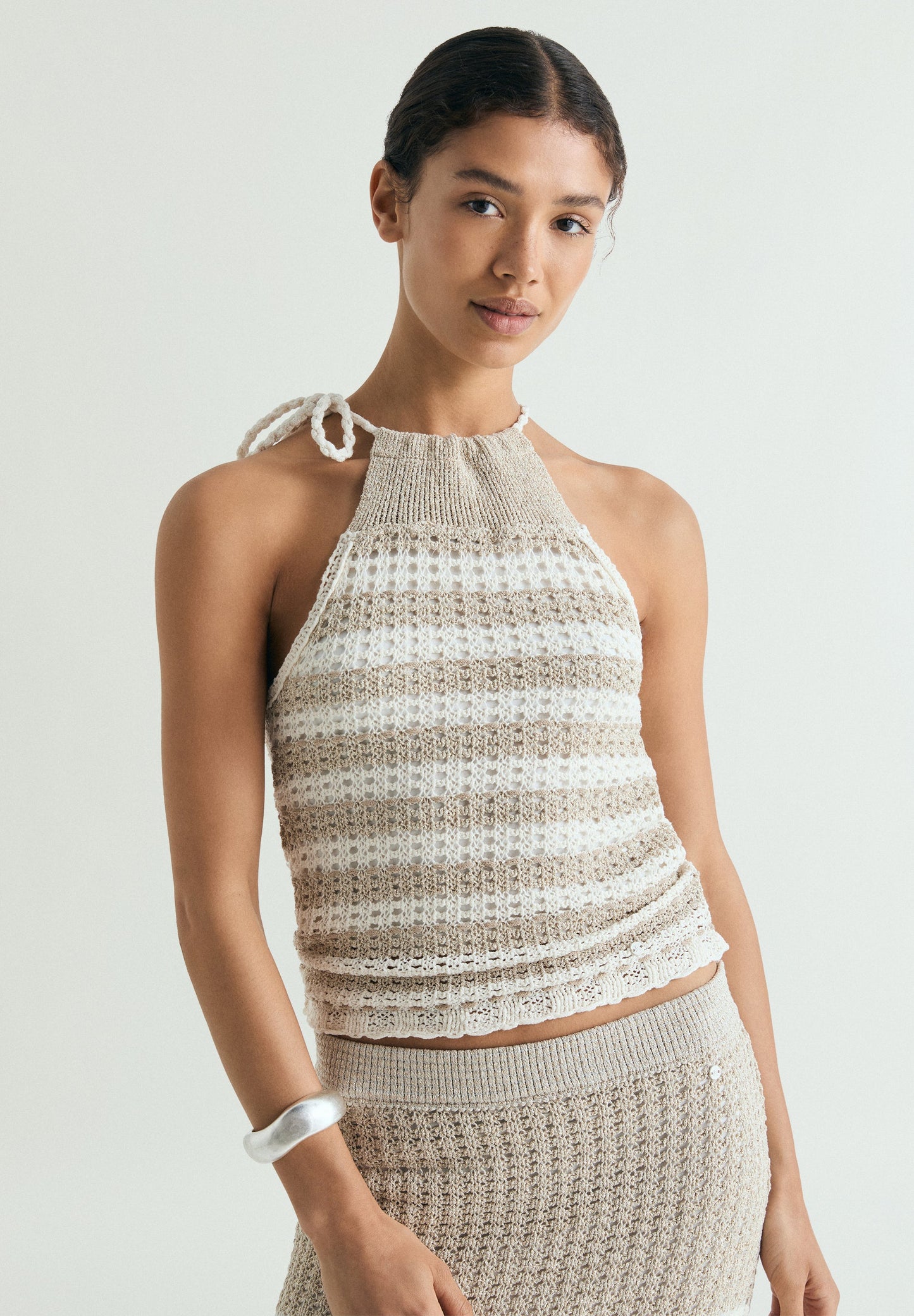 TOP HALTER CROCHET
