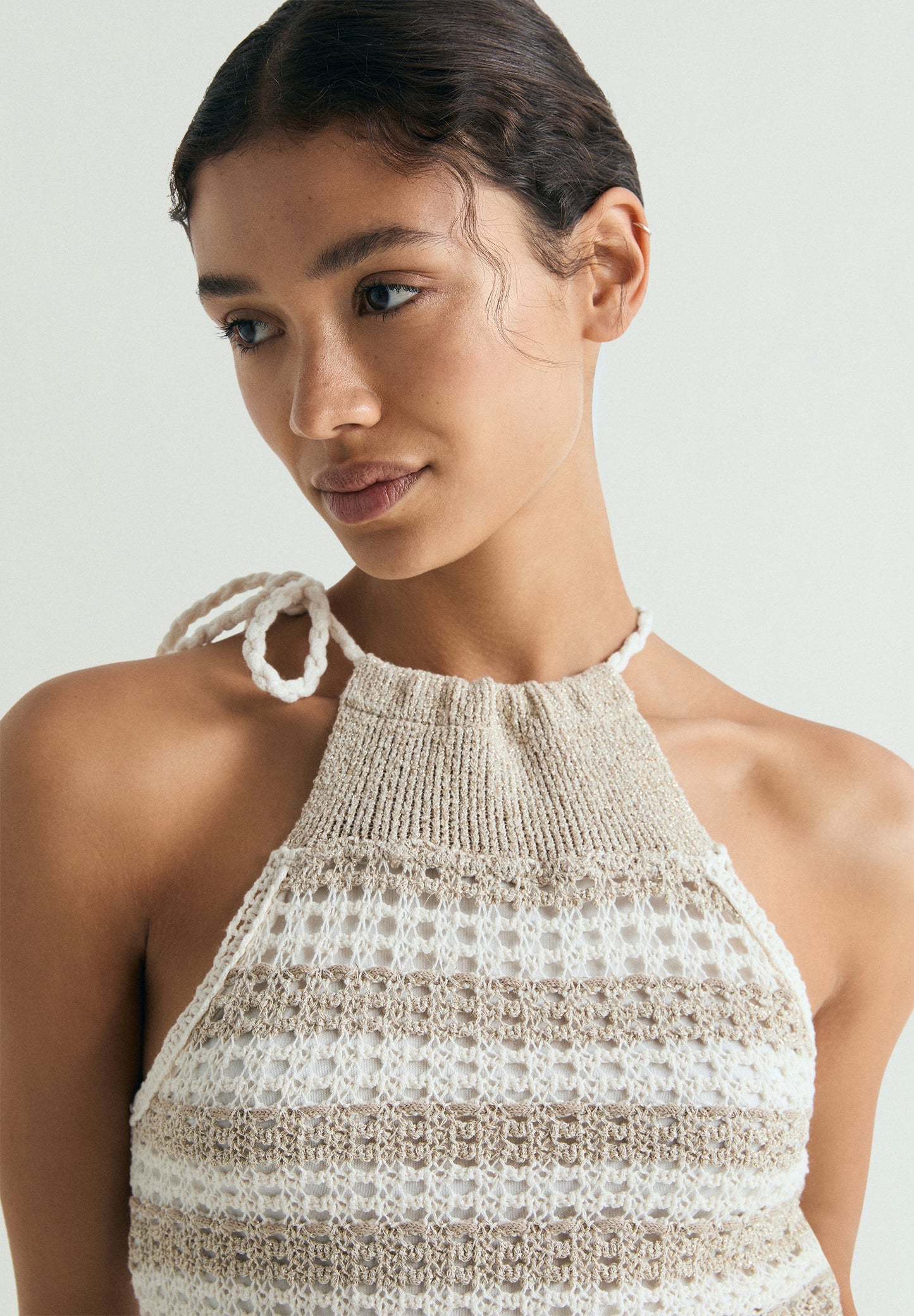 TOP HALTER CROCHET