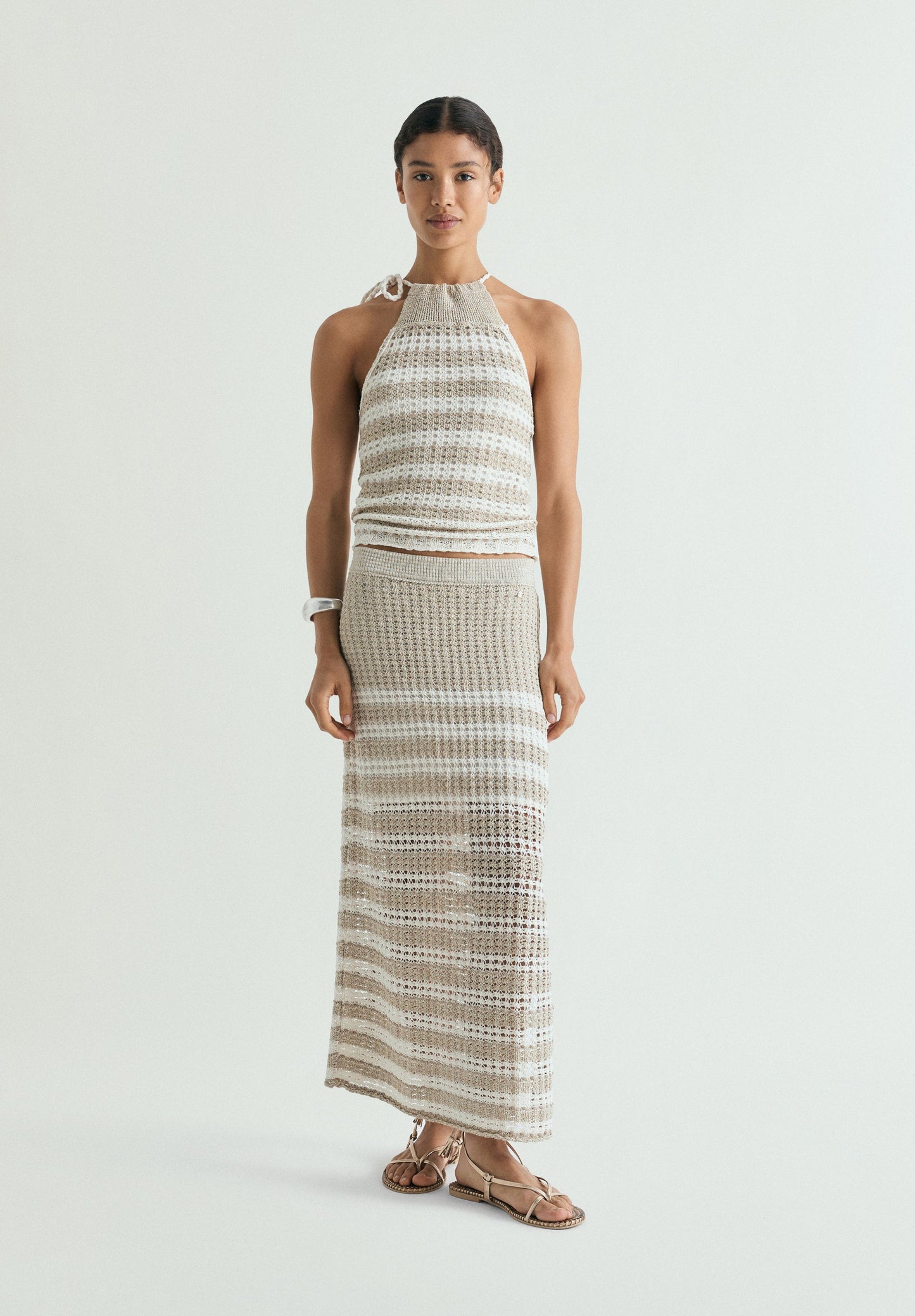 TOP HALTER CROCHET