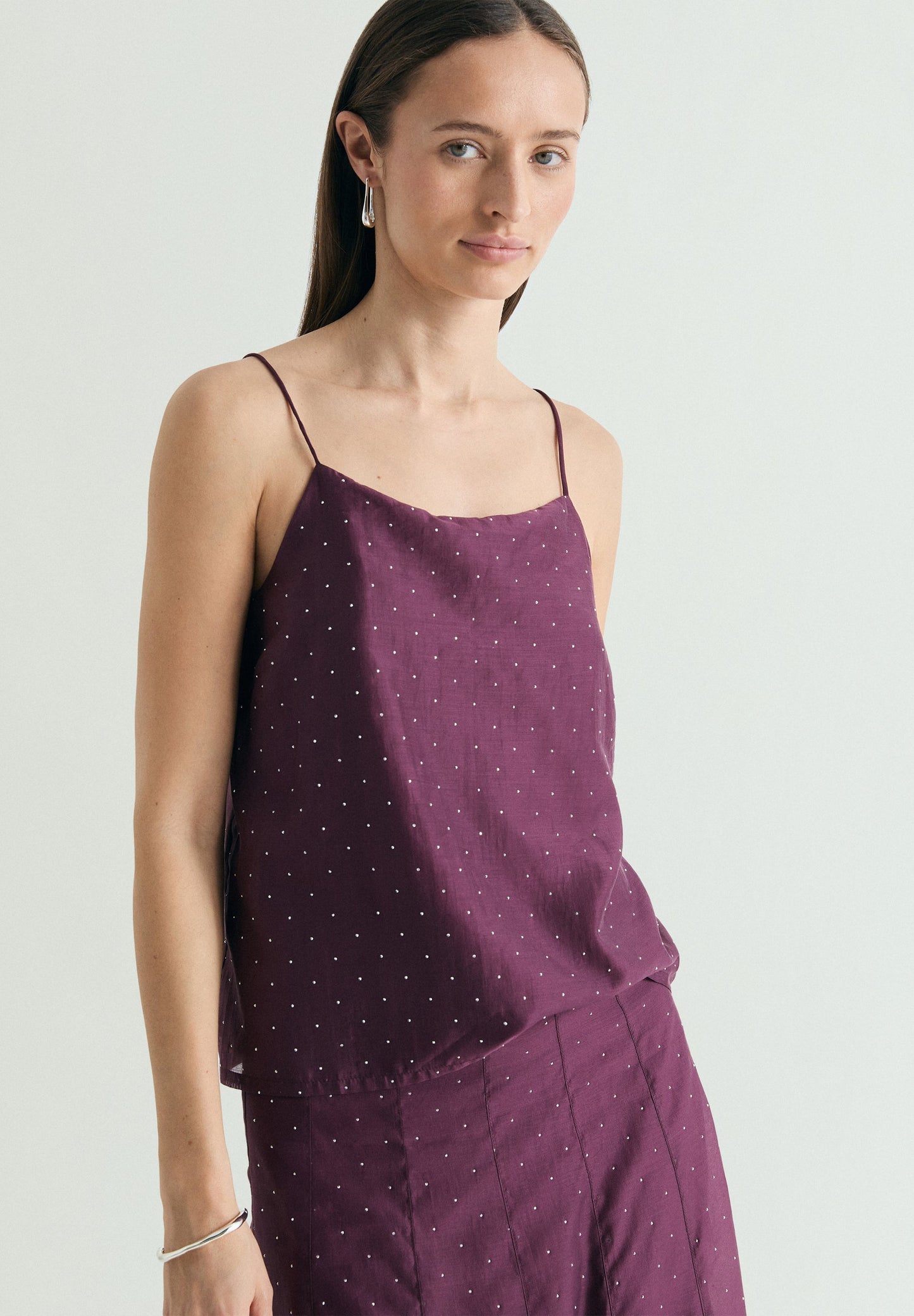 TOP SATINADO STRASS