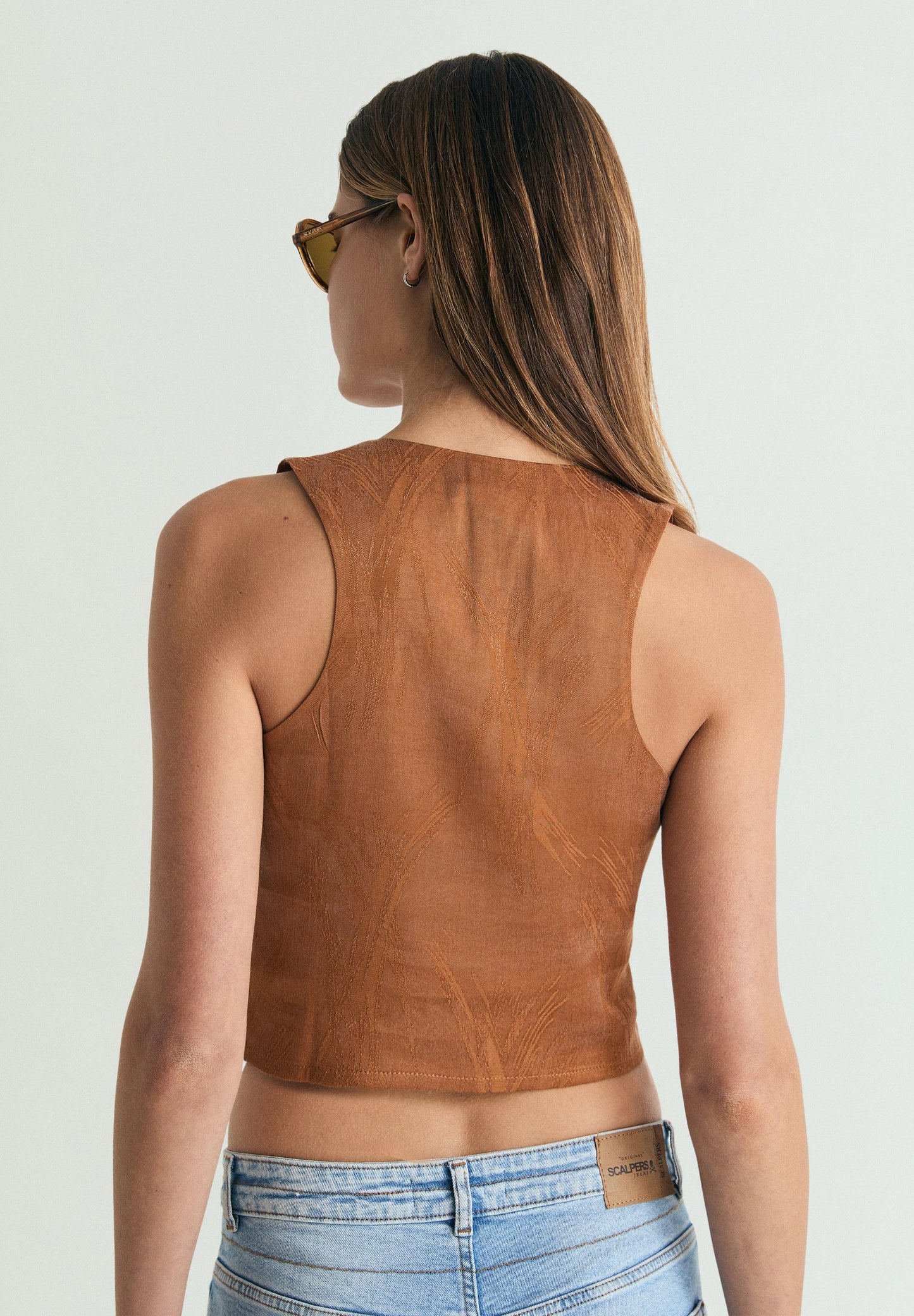 TOP CRUZADO JACQUARD