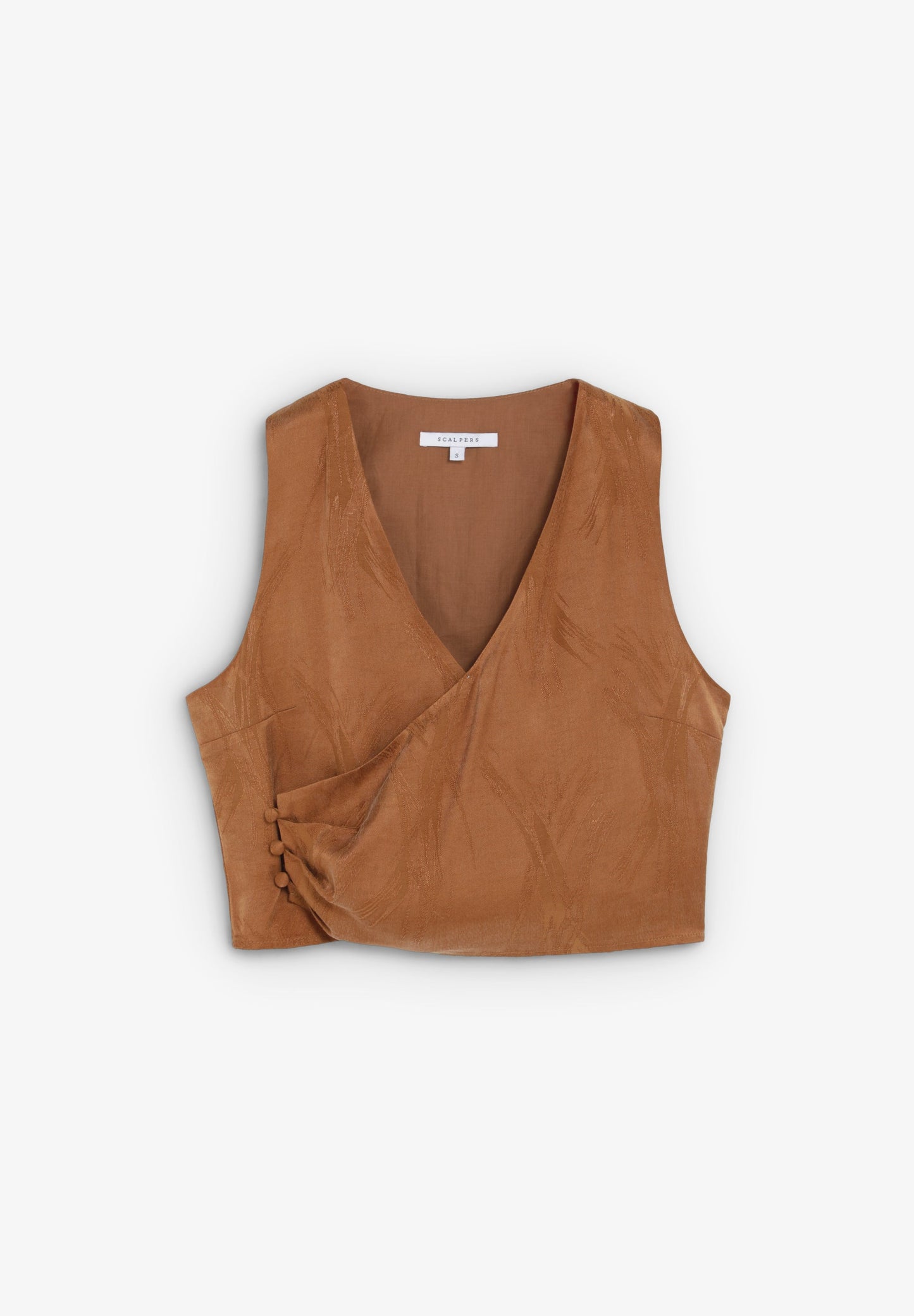 TOP CRUZADO JACQUARD