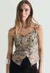 TOP LINO ESTAMPADO