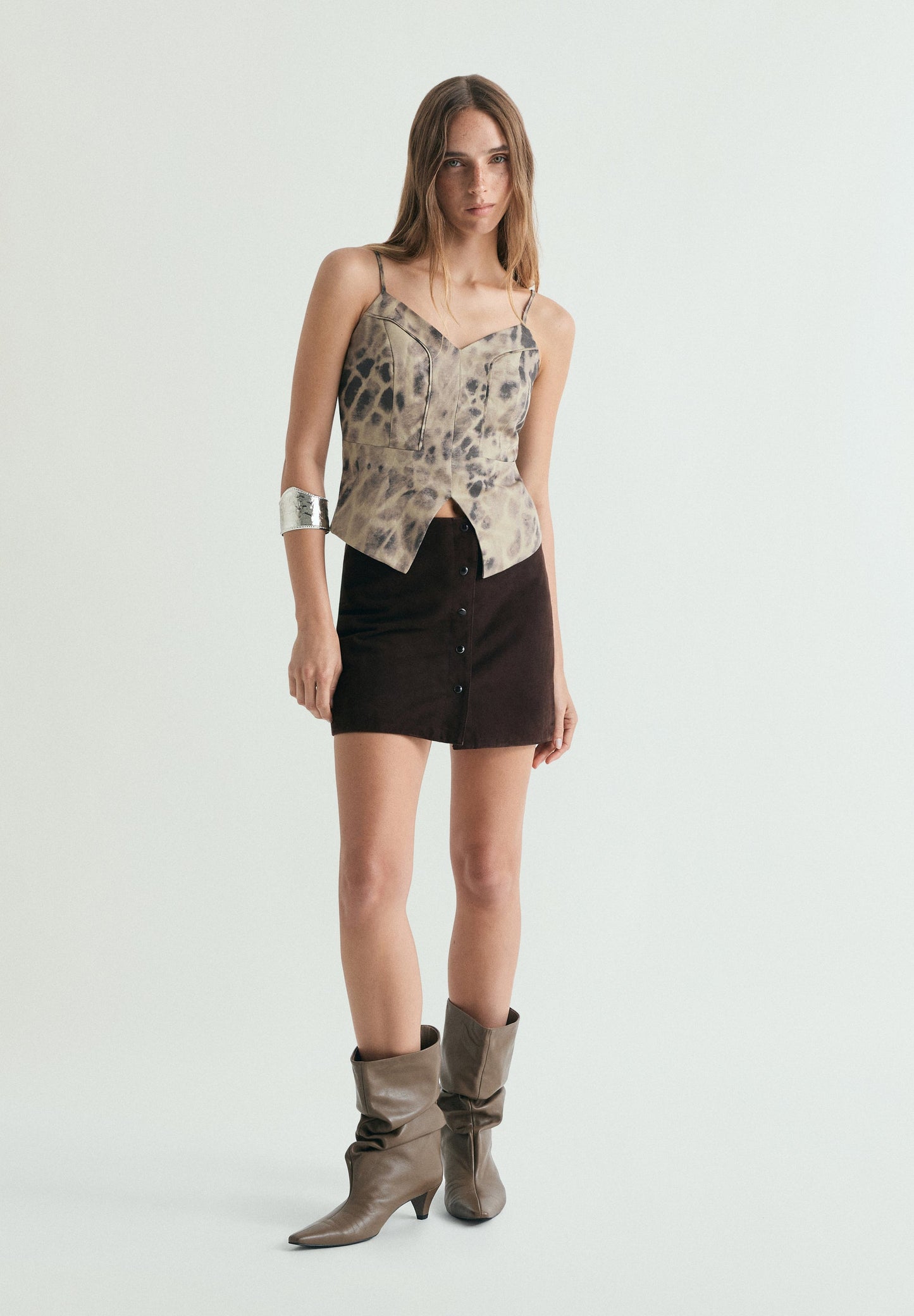 TOP LINO ESTAMPADO