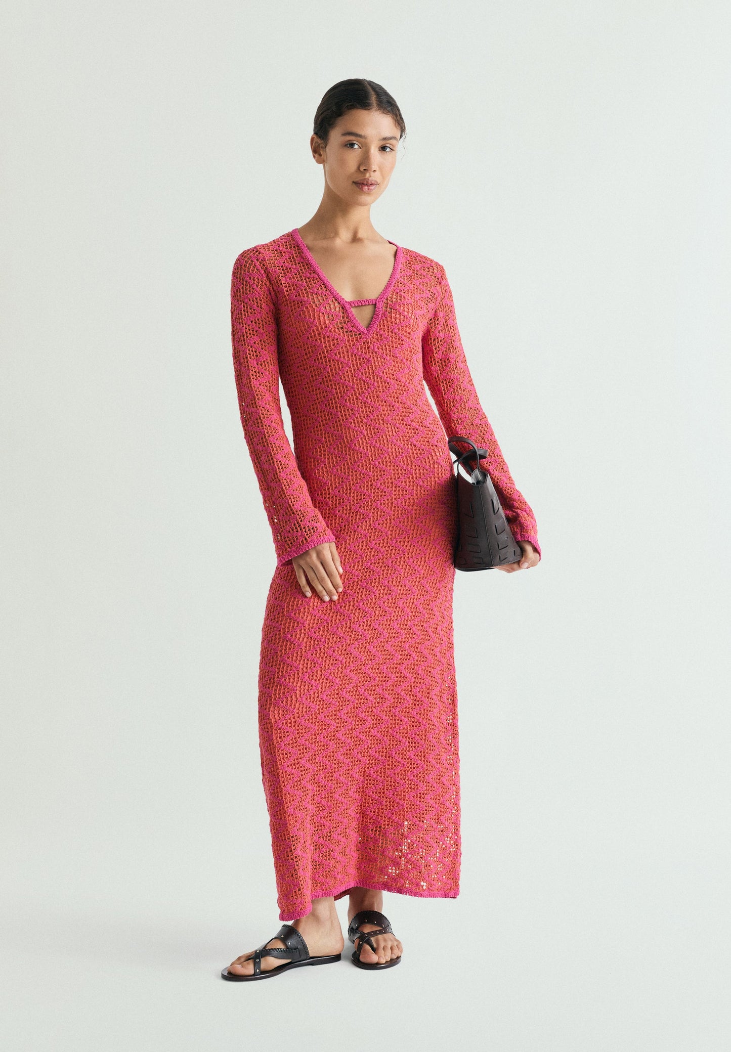 VESTIDO CROCHET MIDI