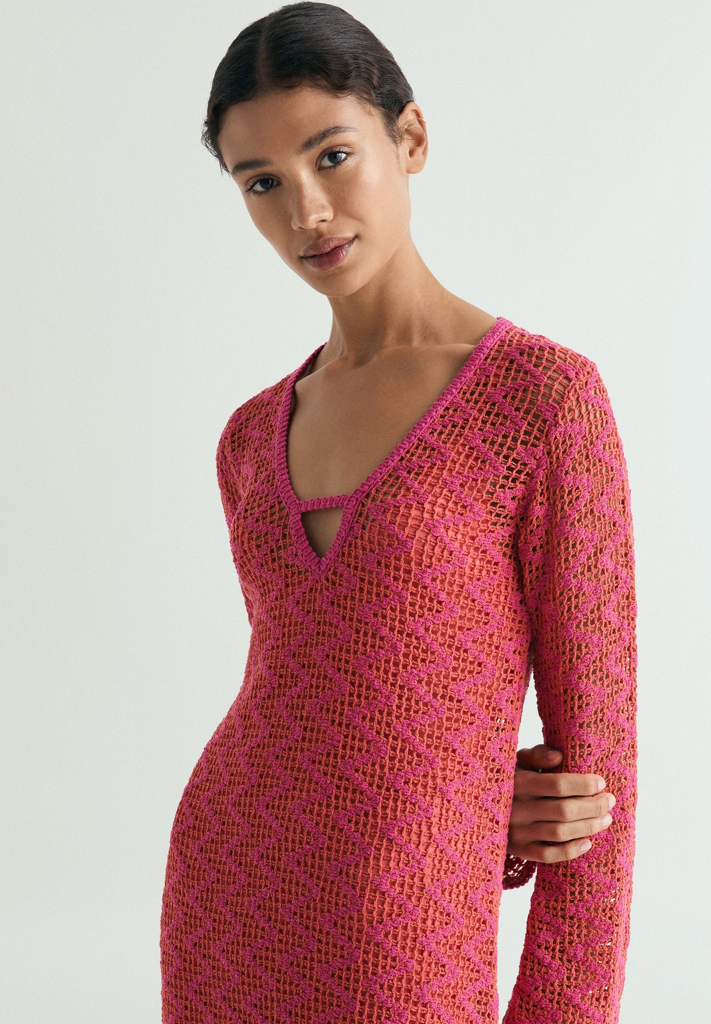 VESTIDO CROCHET MIDI