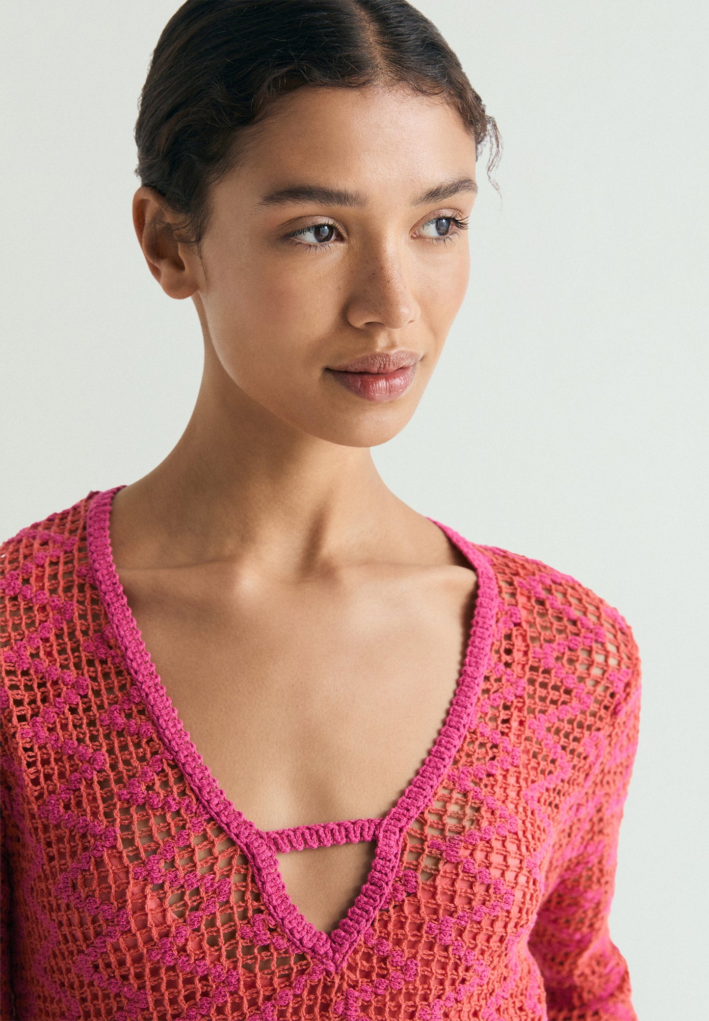 VESTIDO CROCHET MIDI