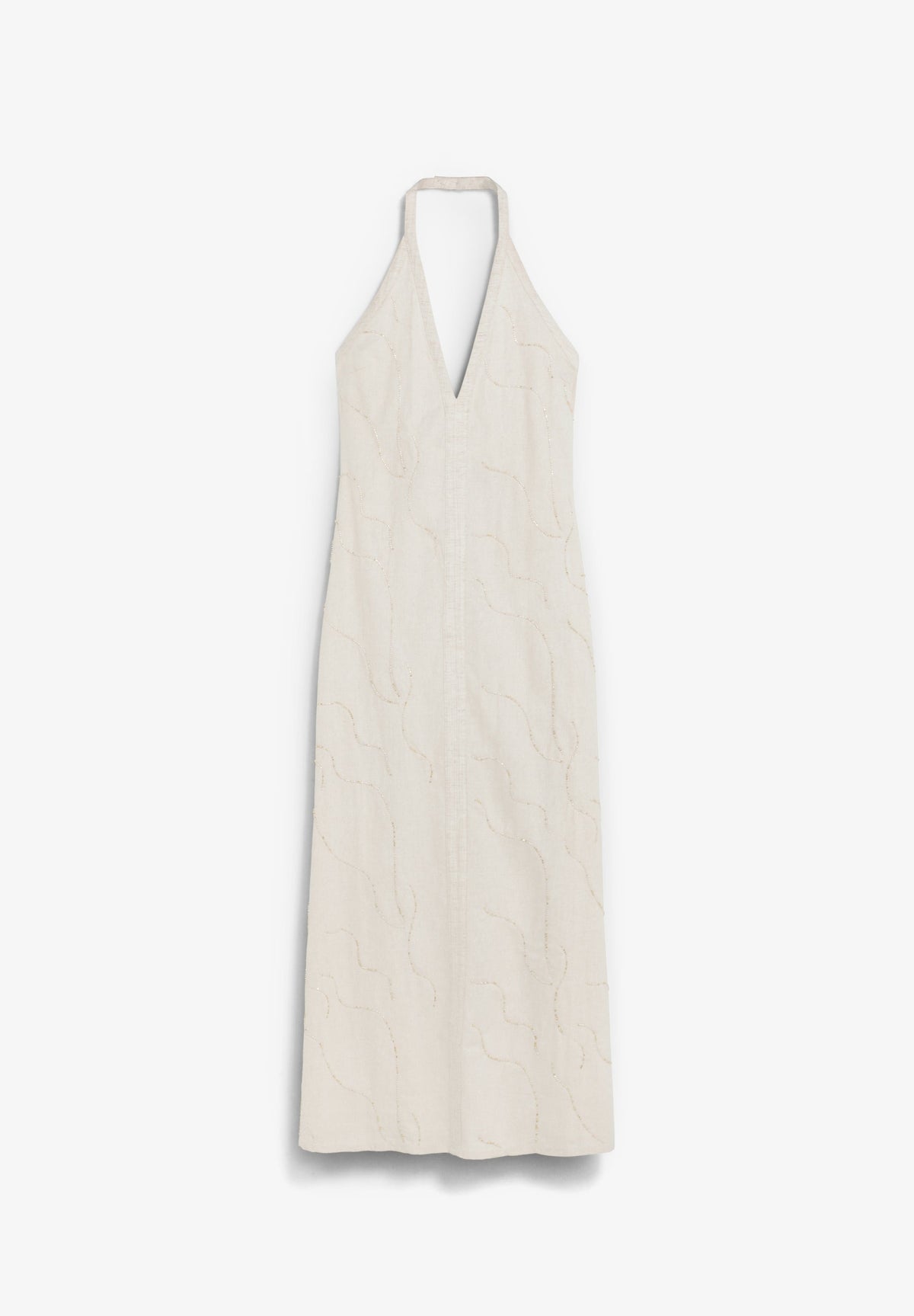 VESTIDO HALTER ABALORIOS