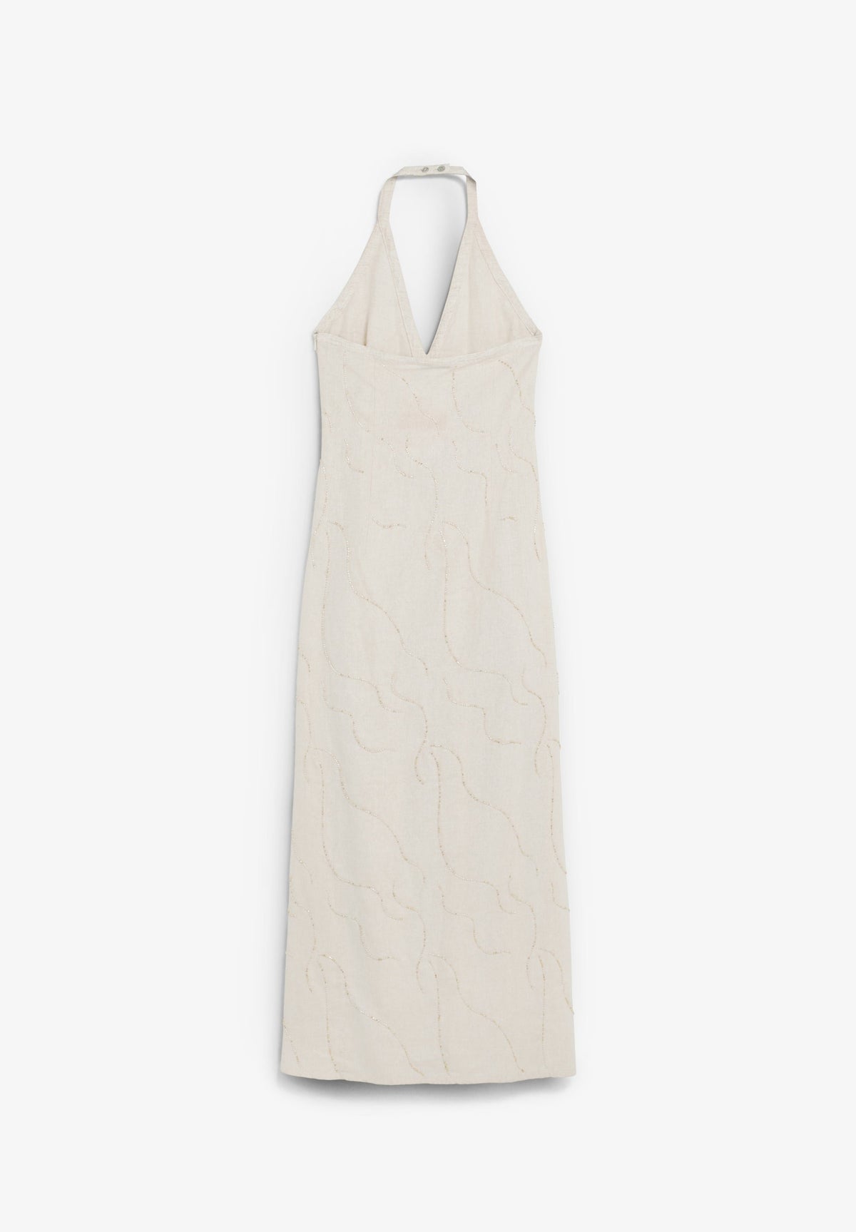 VESTIDO HALTER ABALORIOS