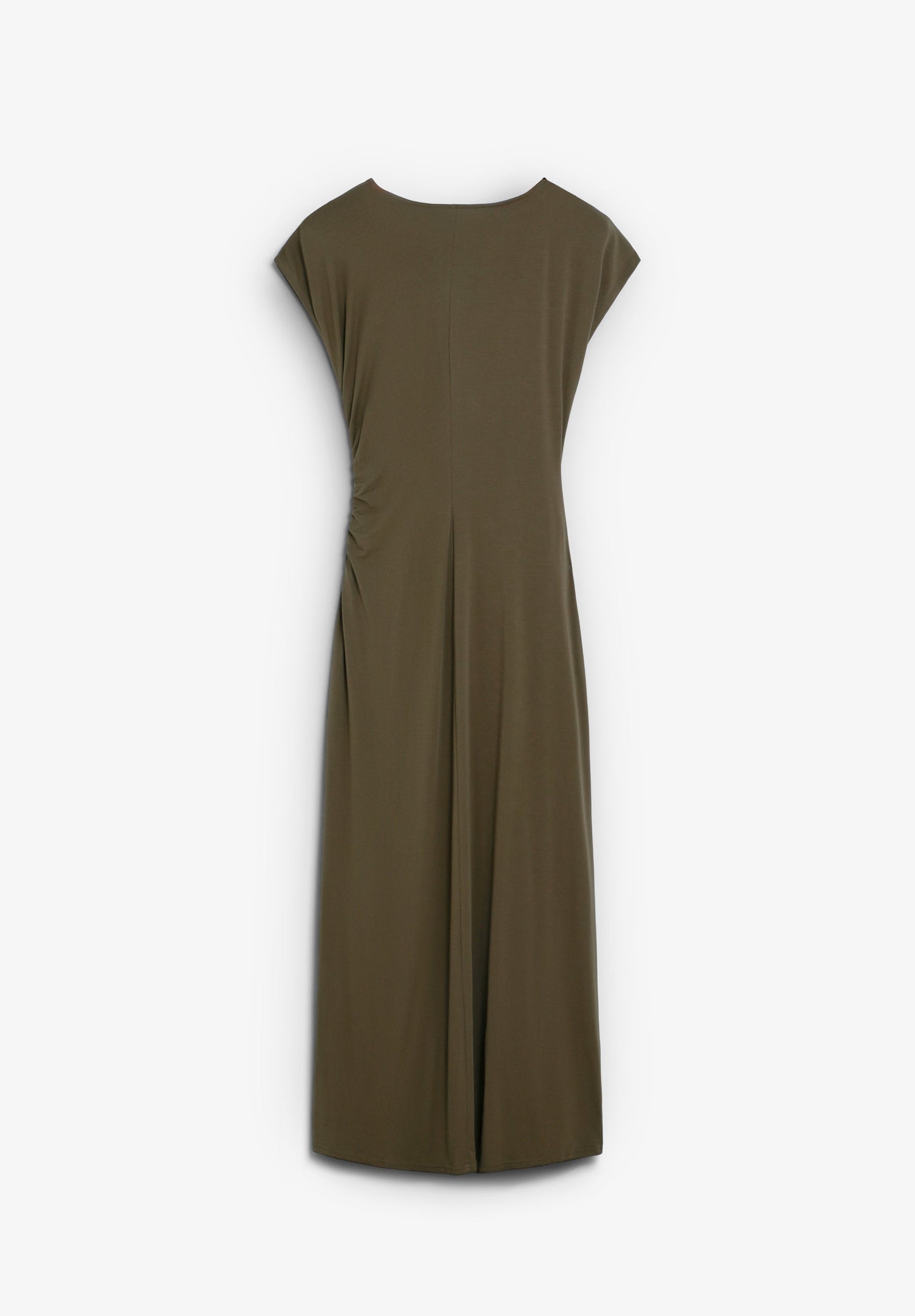 VESTIDO CUPRO DRAPEADO