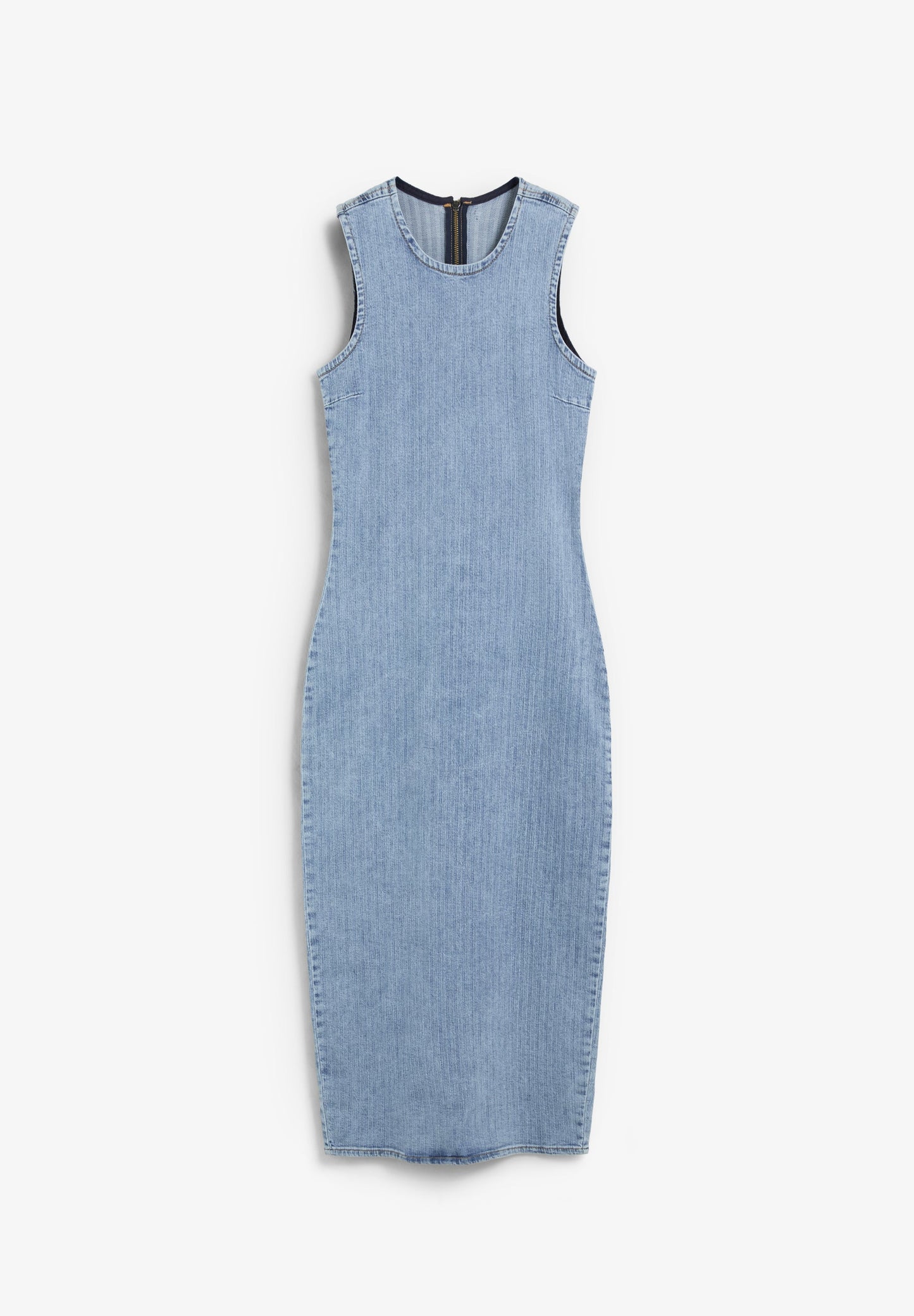 VESTIDO MIDI DENIM